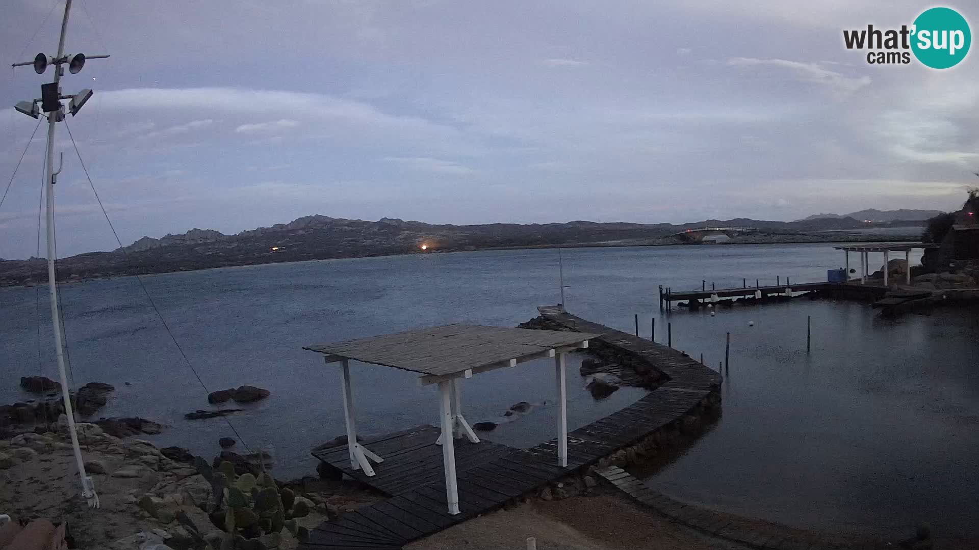 Webcam en direct Ponte Caprera – La Maddalena – Sardaigne – Italie