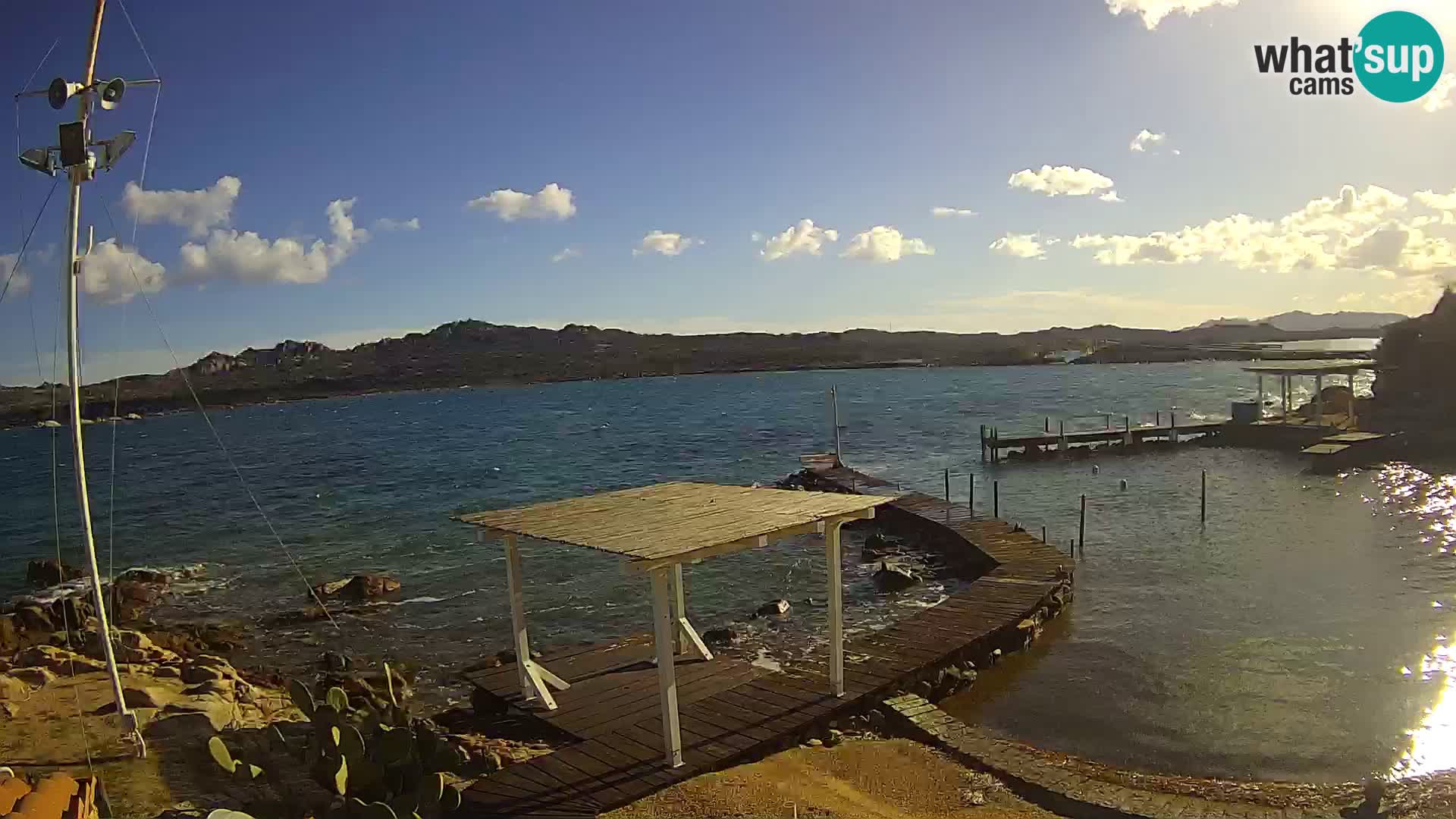 Live webcam Ponte Caprera – La Maddalena – Sardinia – Italy