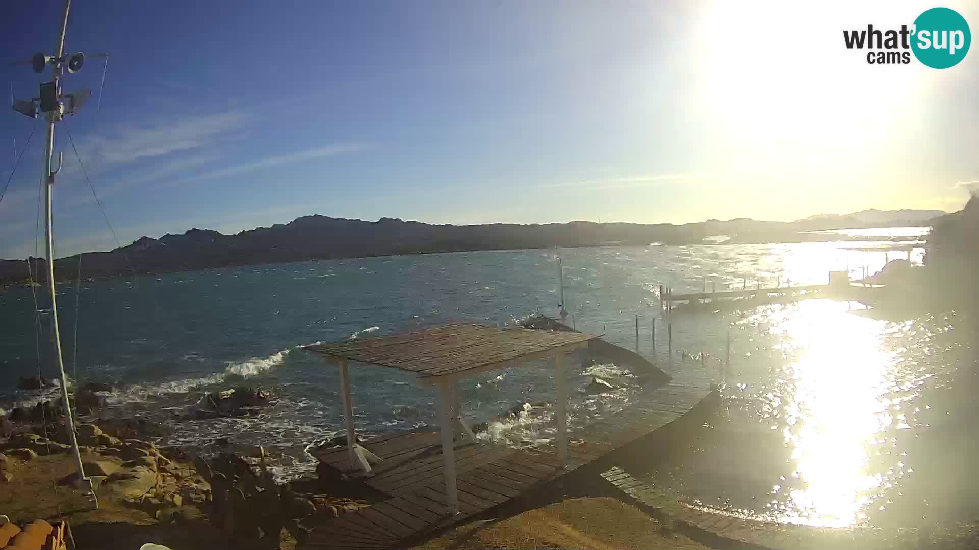 Webcam en direct Ponte Caprera – La Maddalena – Sardaigne – Italie