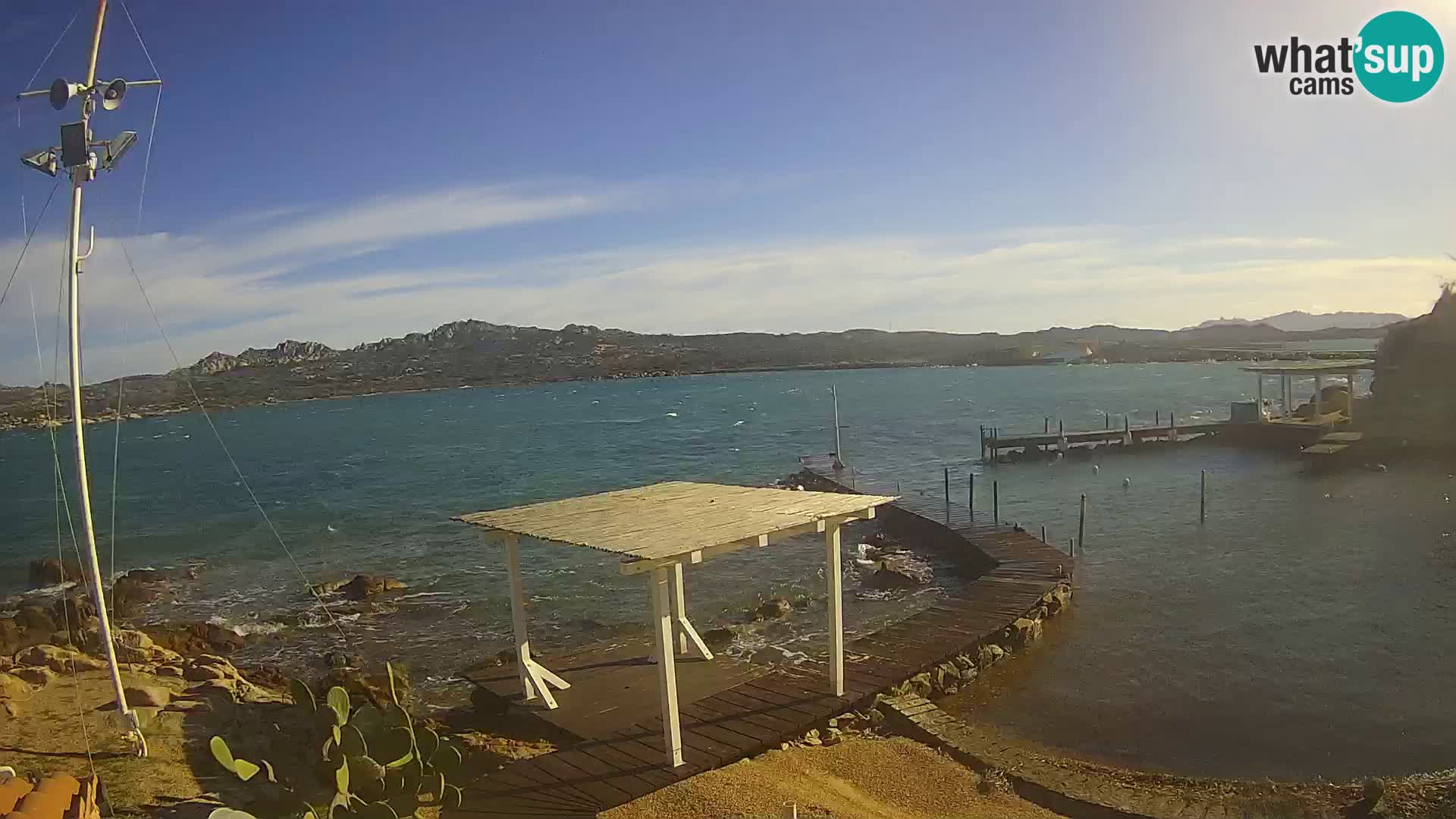 Webcam en direct Ponte Caprera – La Maddalena – Sardaigne – Italie