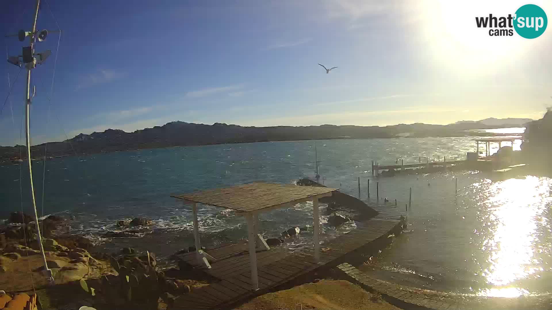 Live webcam Ponte Caprera – La Maddalena – Sardinia – Italy