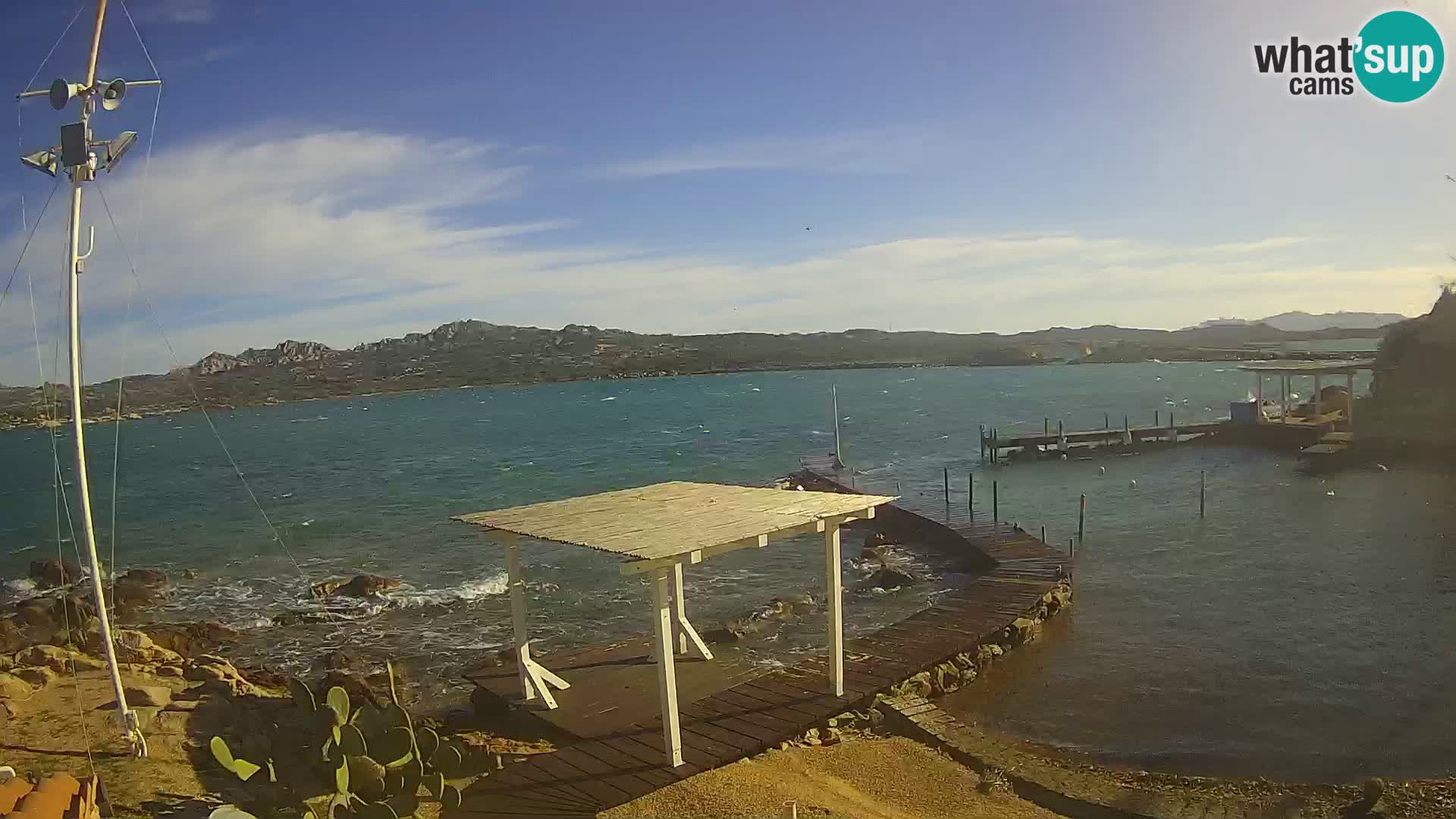 Webcam en direct Ponte Caprera – La Maddalena – Sardaigne – Italie