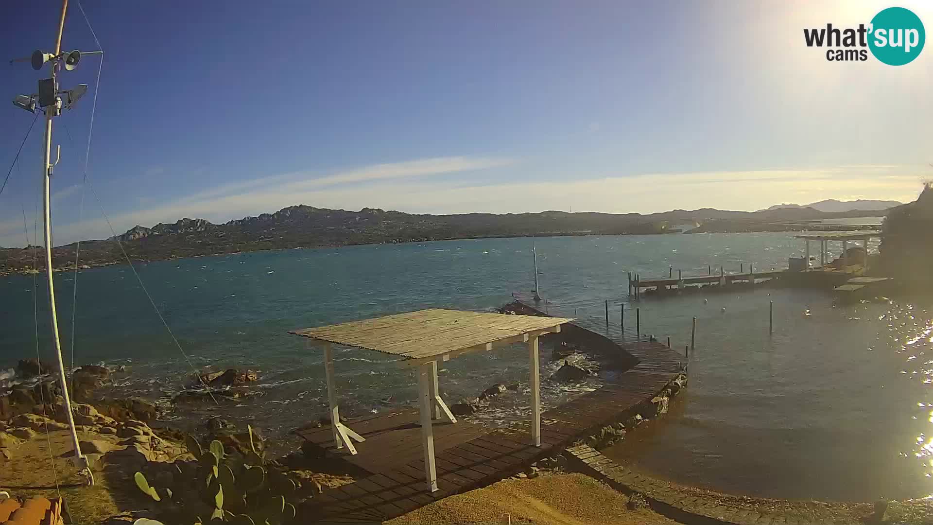 Live-Webcam Ponte Caprera – La Maddalena – Sardinien – Italien