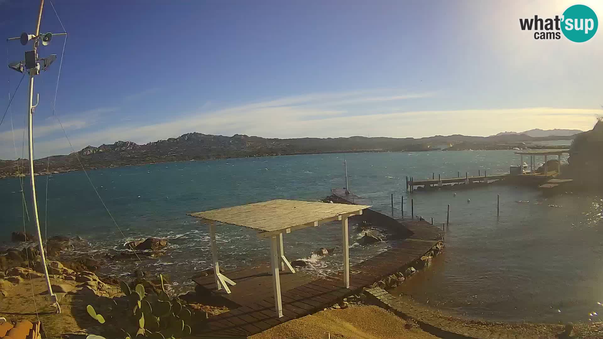 Live webcam Ponte Caprera – La Maddalena – Sardegna – Italia