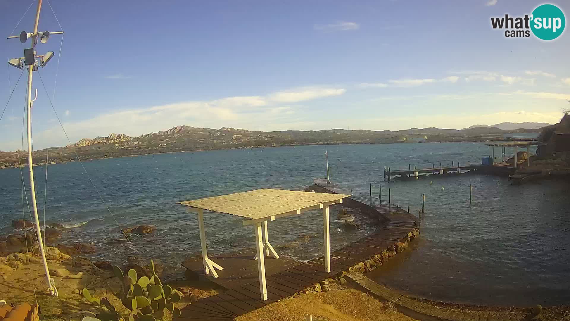 Live webcam Ponte Caprera – La Maddalena – Sardinia – Italy