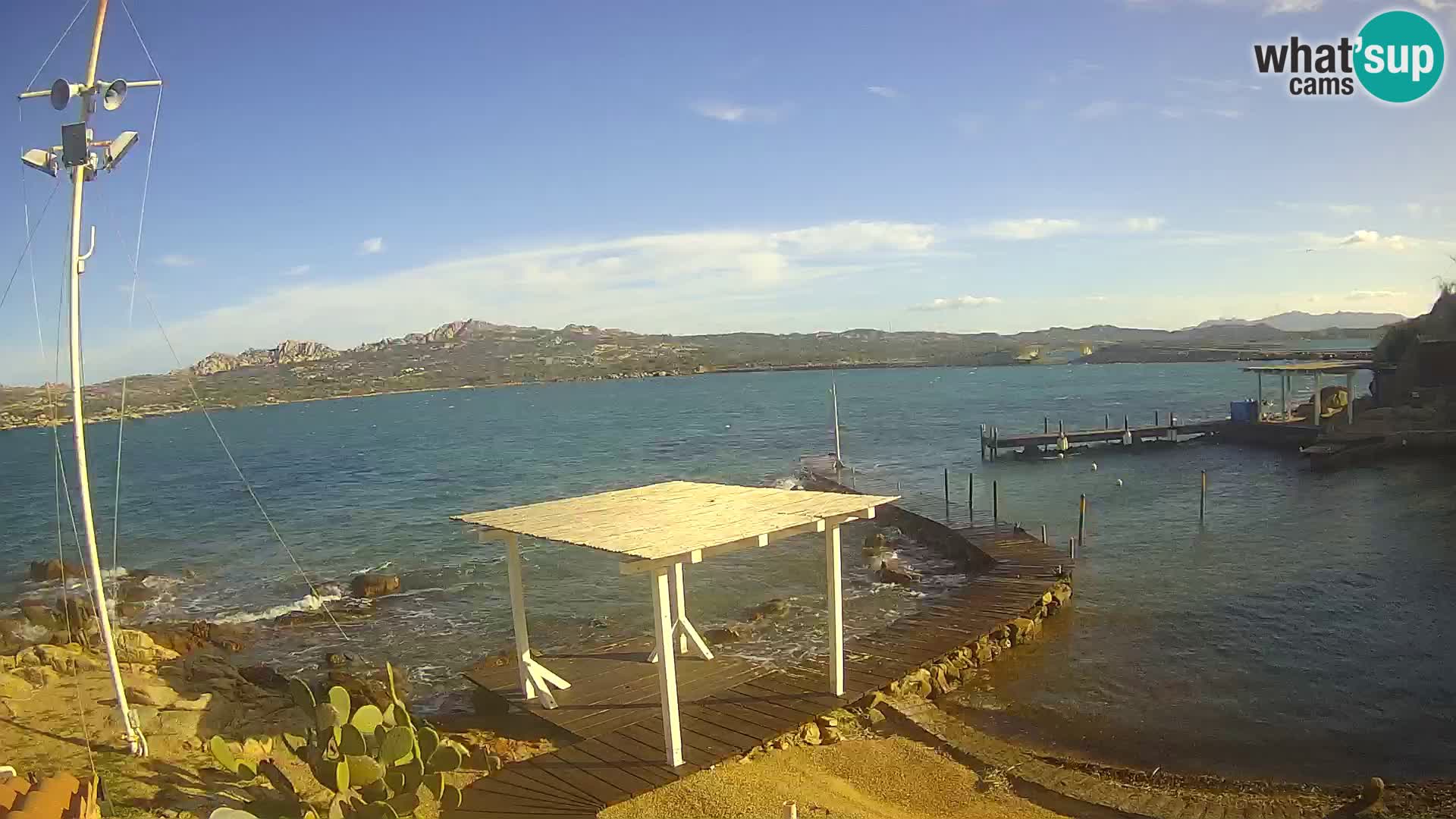 Live webcam Ponte Caprera – La Maddalena – Sardinia – Italy