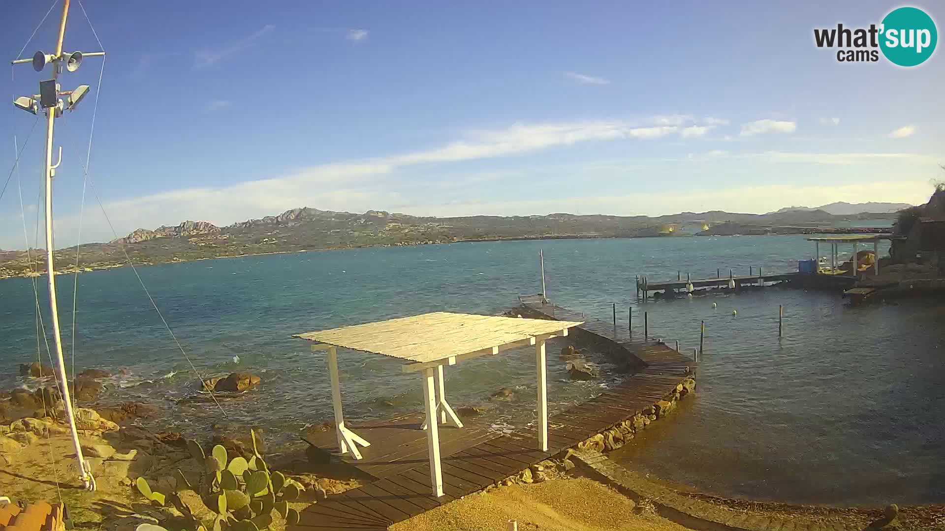 Live webcam Ponte Caprera – La Maddalena – Sardinia – Italy