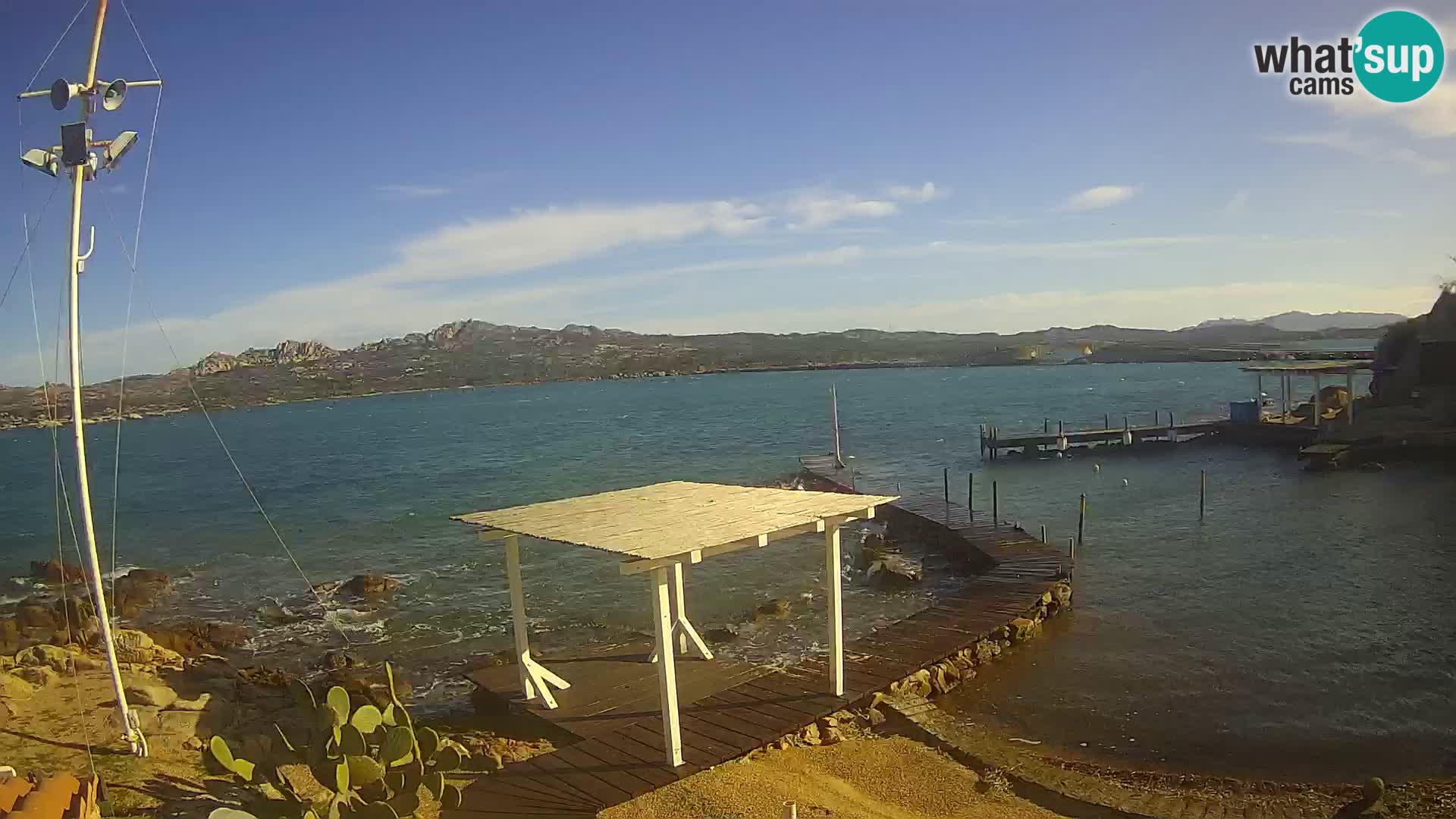 Live-Webcam Ponte Caprera – La Maddalena – Sardinien – Italien