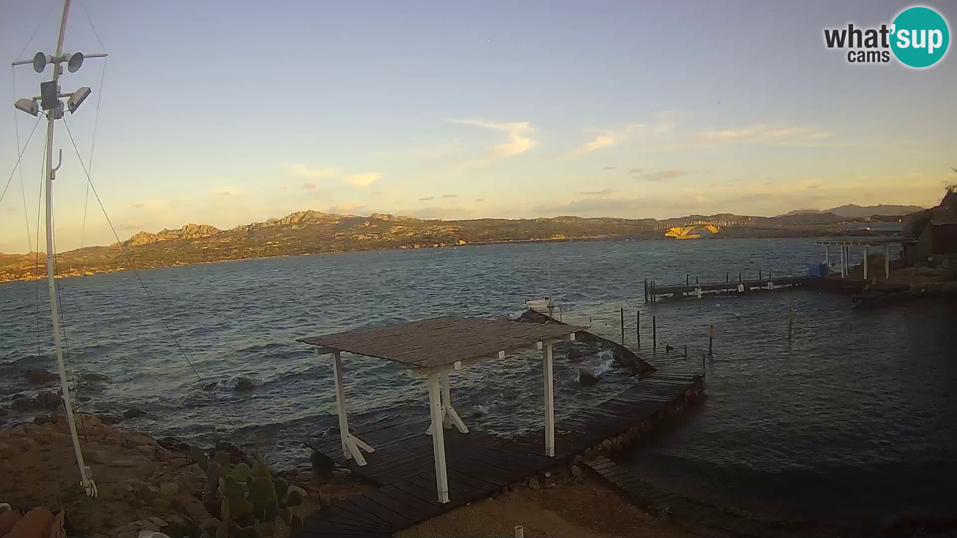 Webcam en direct Ponte Caprera – La Maddalena – Sardaigne – Italie