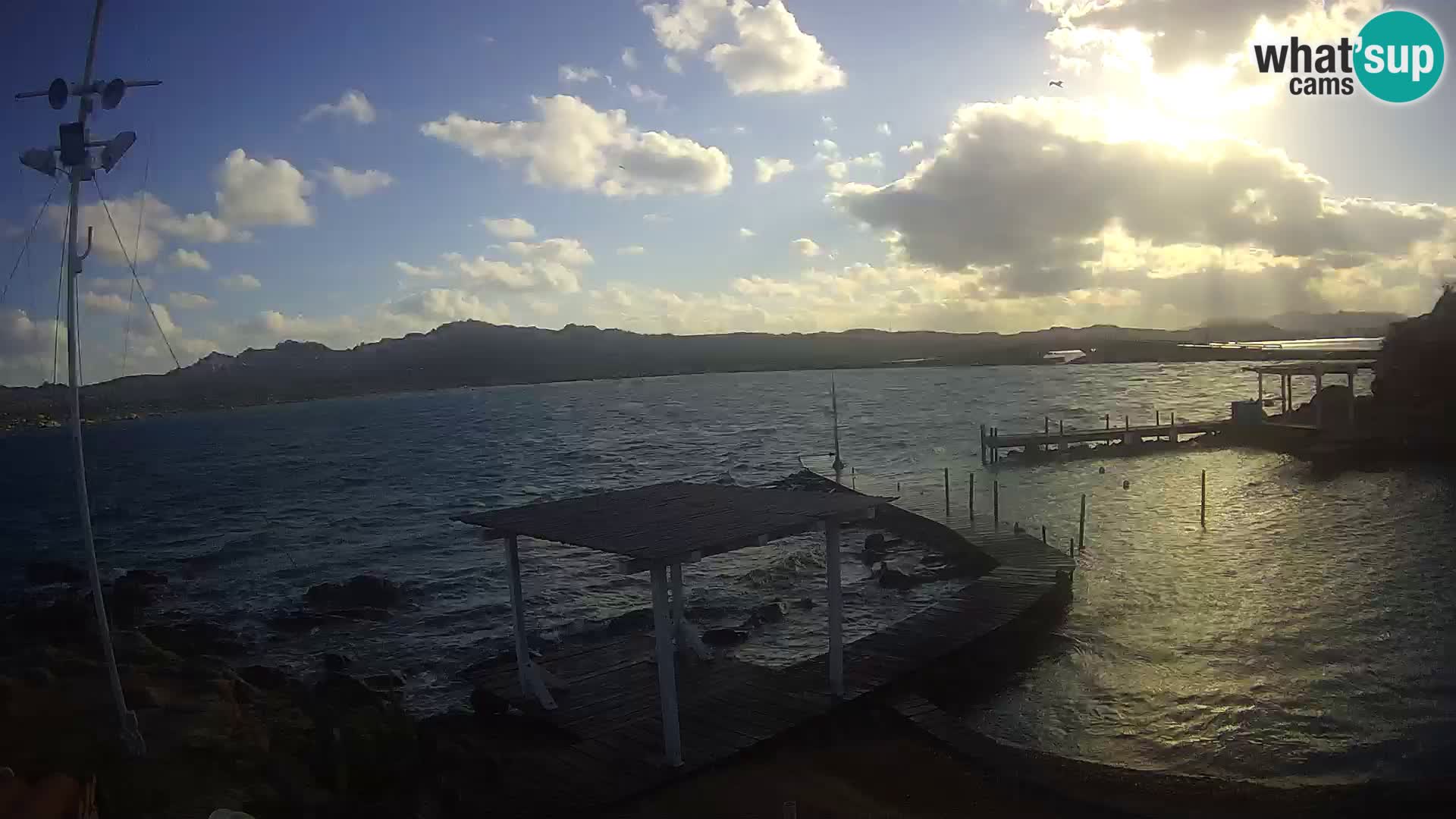 Webcam en direct Ponte Caprera – La Maddalena – Sardaigne – Italie