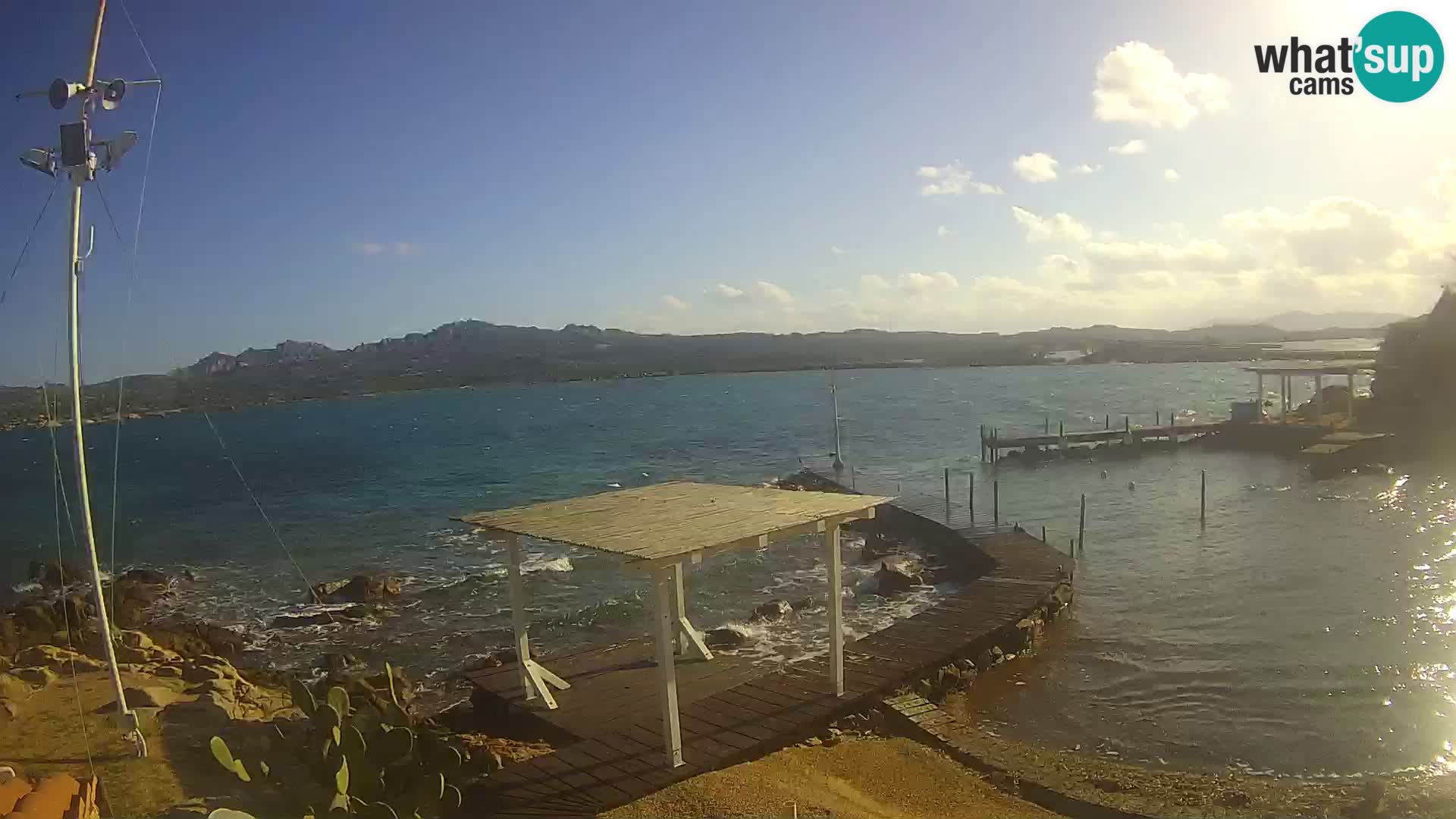 Webcam en direct Ponte Caprera – La Maddalena – Sardaigne – Italie