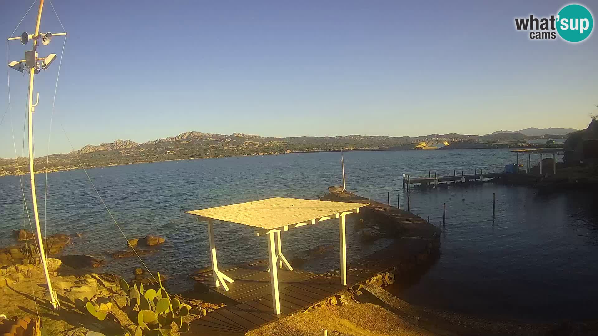 Live webcam Ponte Caprera – La Maddalena – Sardinia – Italy