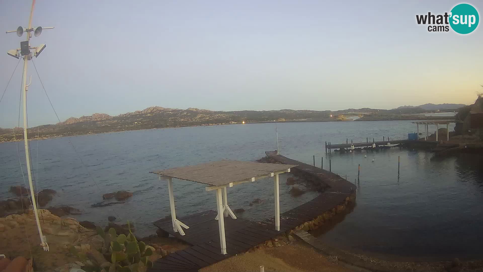 Webcam en direct Ponte Caprera – La Maddalena – Sardaigne – Italie