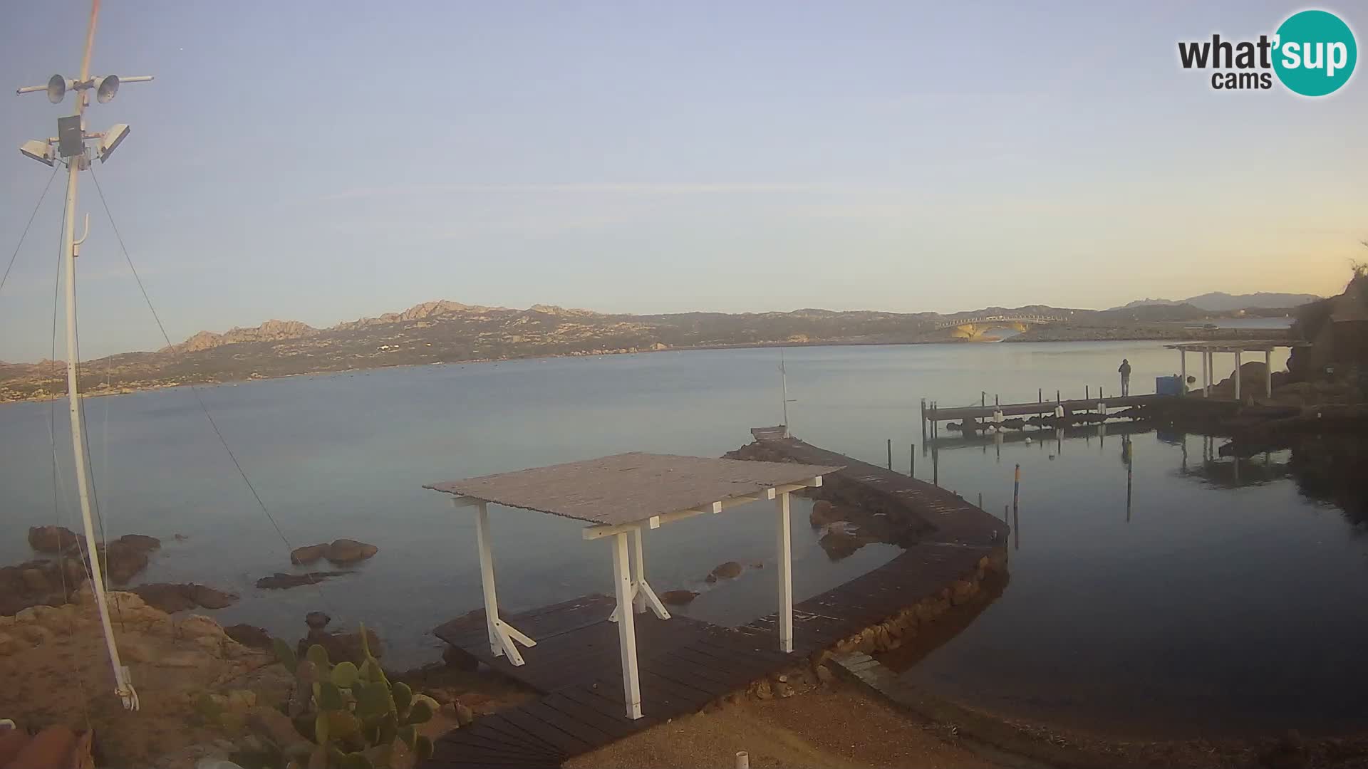 Live webcam Ponte Caprera – La Maddalena – Sardinia – Italy