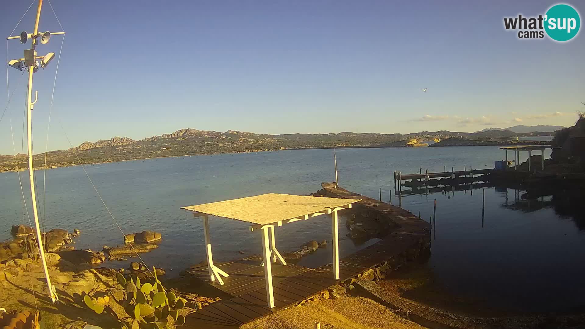 Live-Webcam Ponte Caprera – La Maddalena – Sardinien – Italien