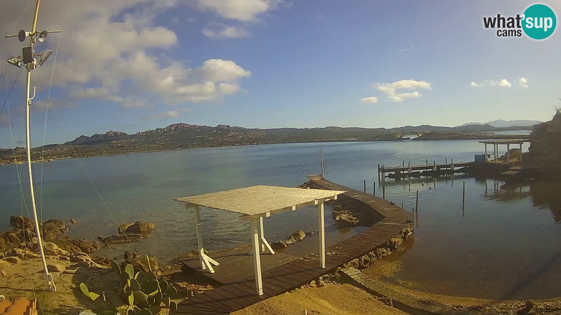 Webcam en vivo Ponte Caprera – La Maddalena – Cerdeña – Italia