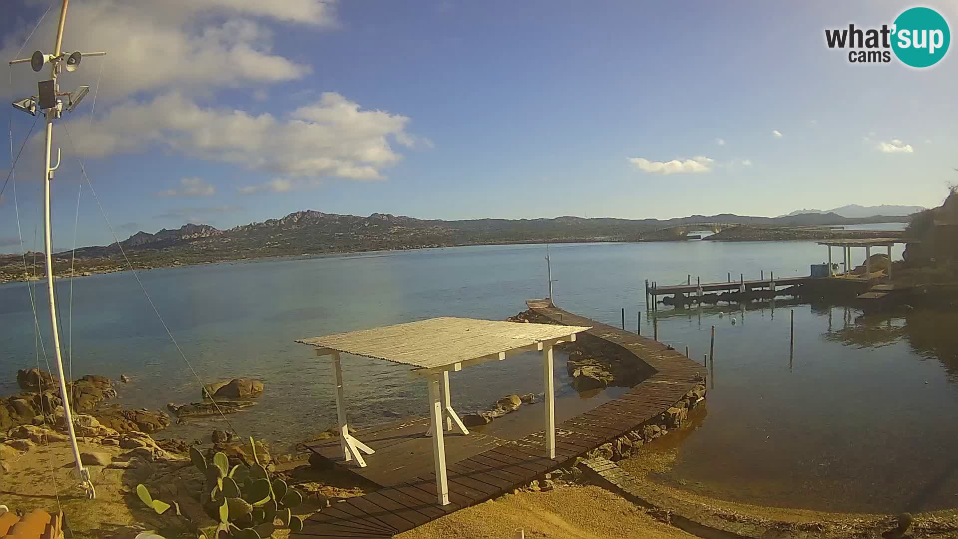 Webcam en vivo Ponte Caprera – La Maddalena – Cerdeña – Italia