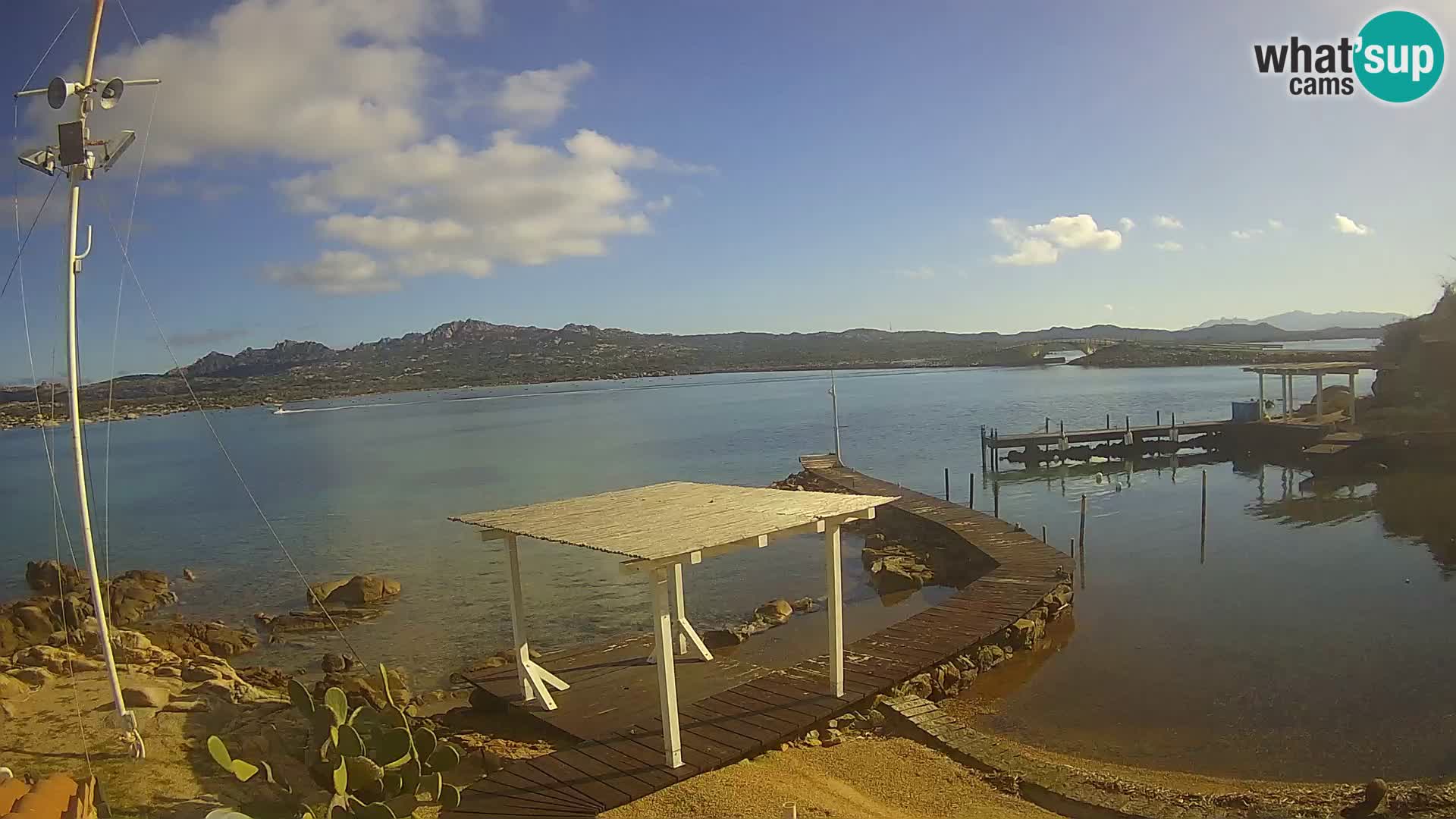 Webcam en vivo Ponte Caprera – La Maddalena – Cerdeña – Italia