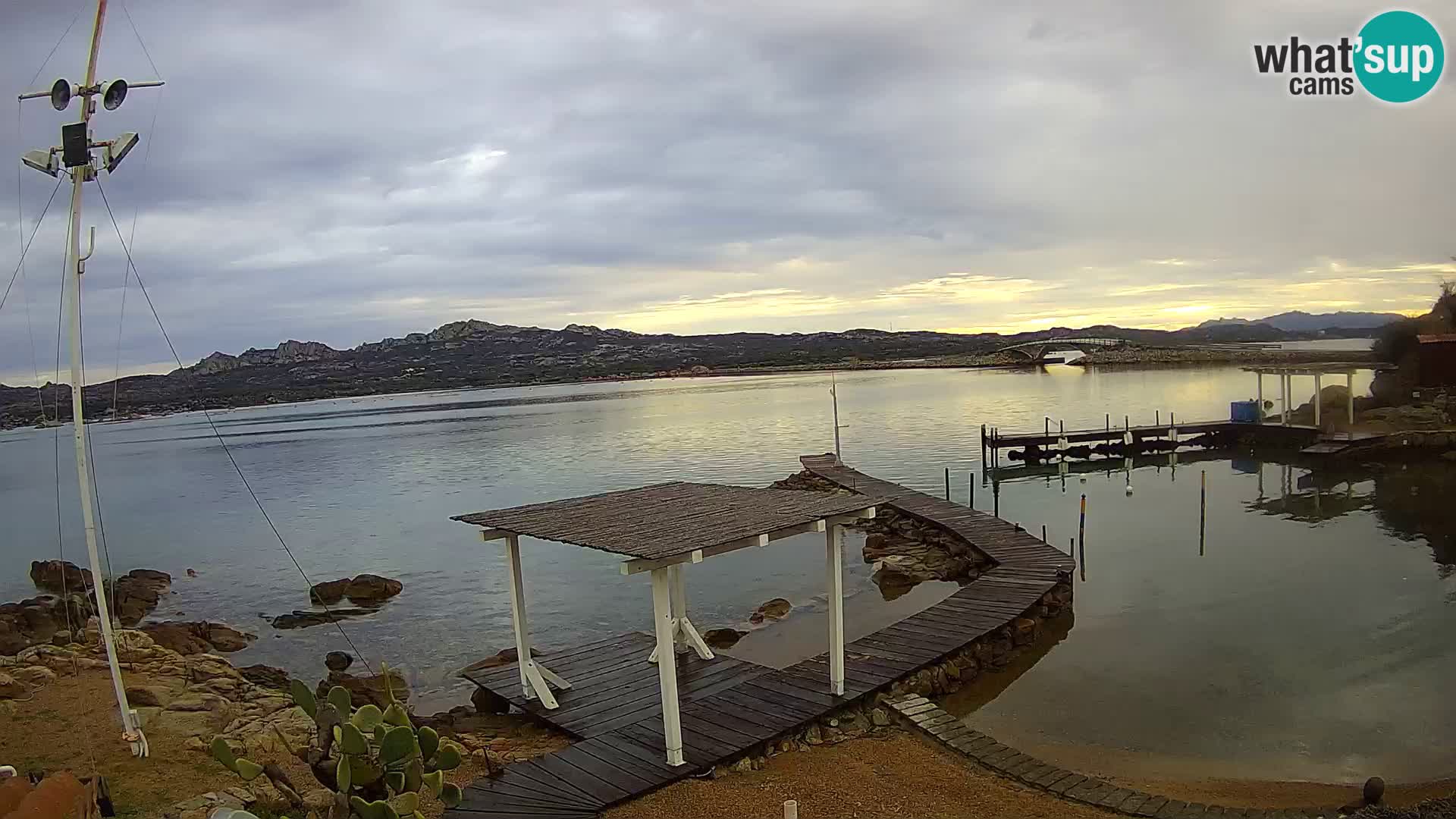 Webcam en vivo Ponte Caprera – La Maddalena – Cerdeña – Italia