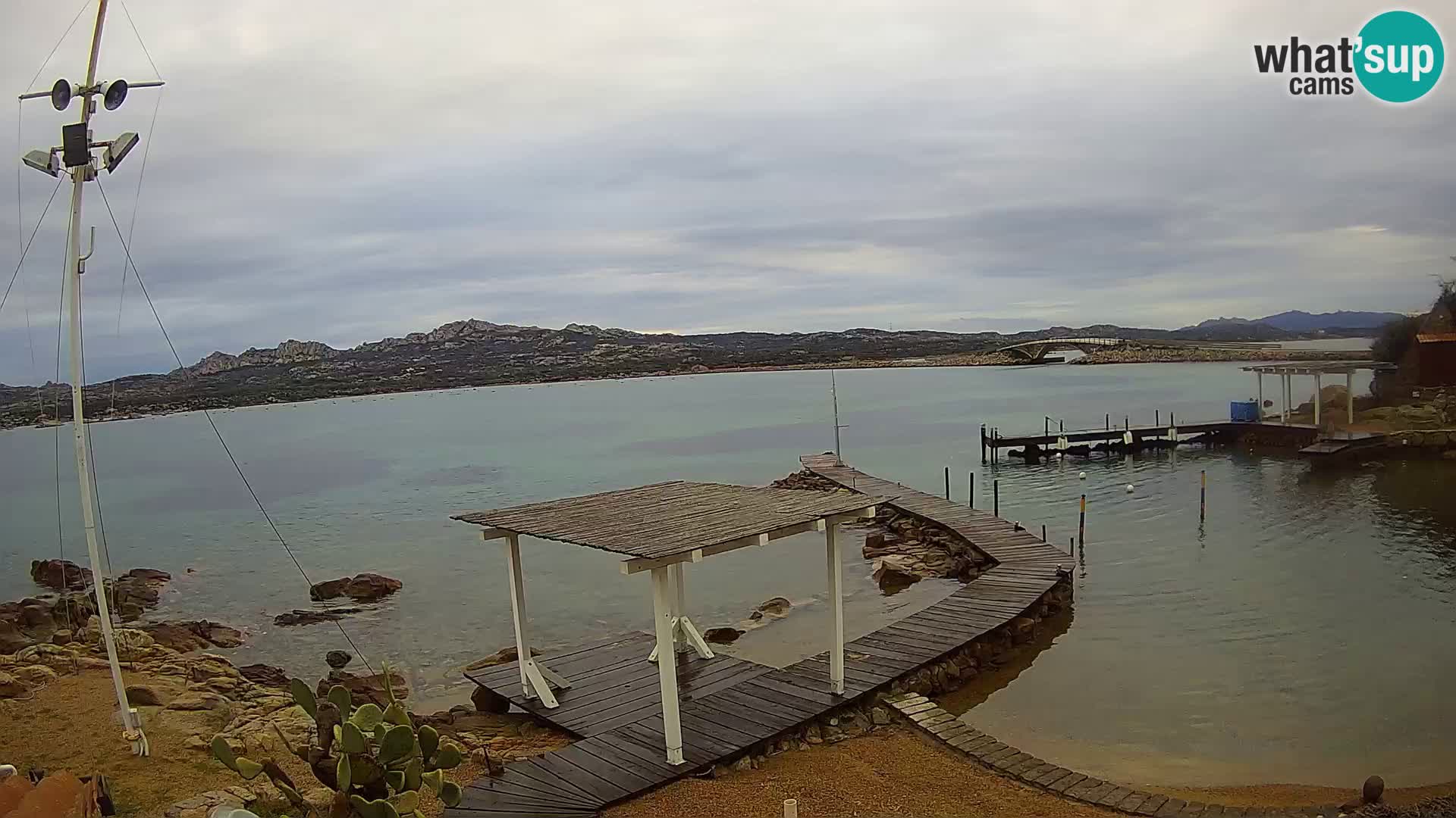 Webcam en vivo Ponte Caprera – La Maddalena – Cerdeña – Italia