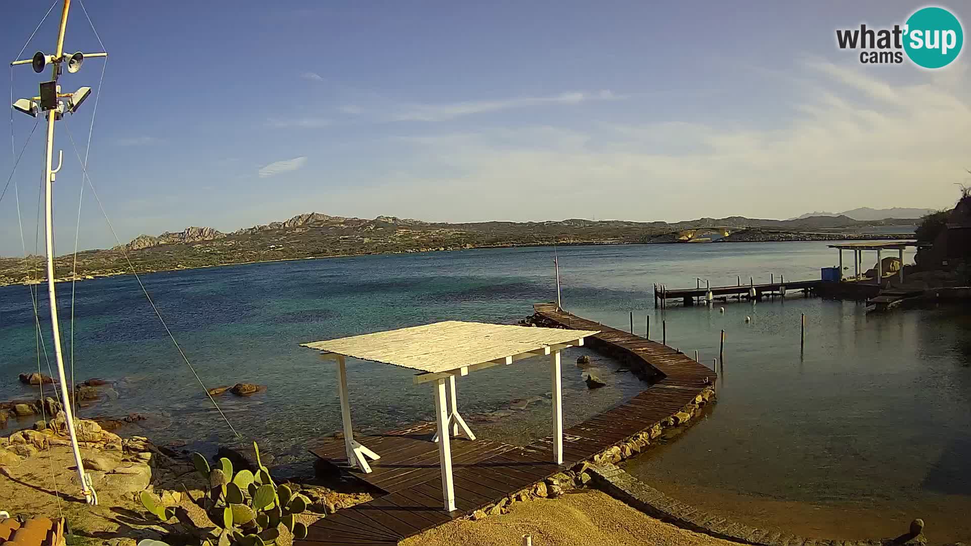 Live-Webcam Ponte Caprera – La Maddalena – Sardinien – Italien