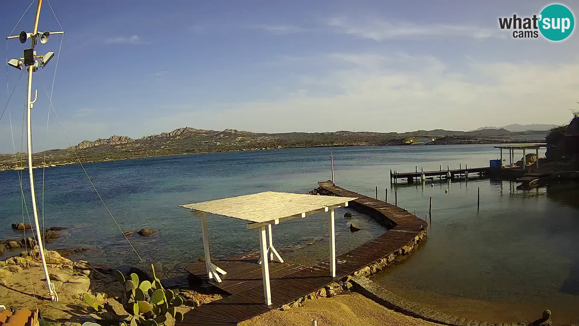 Live webcam Ponte Caprera – La Maddalena – Sardegna – Italia