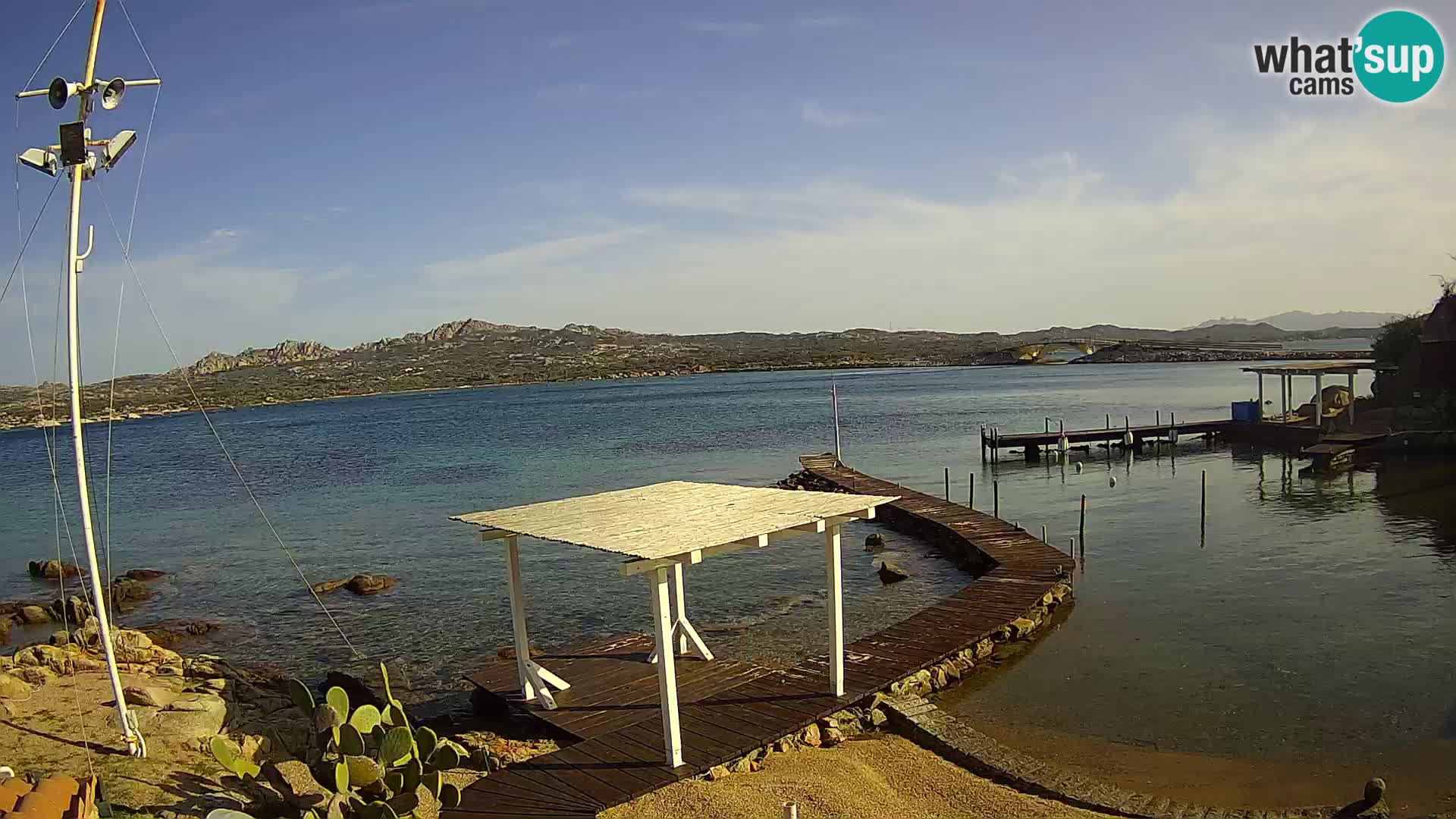 Webcam en direct Ponte Caprera – La Maddalena – Sardaigne – Italie