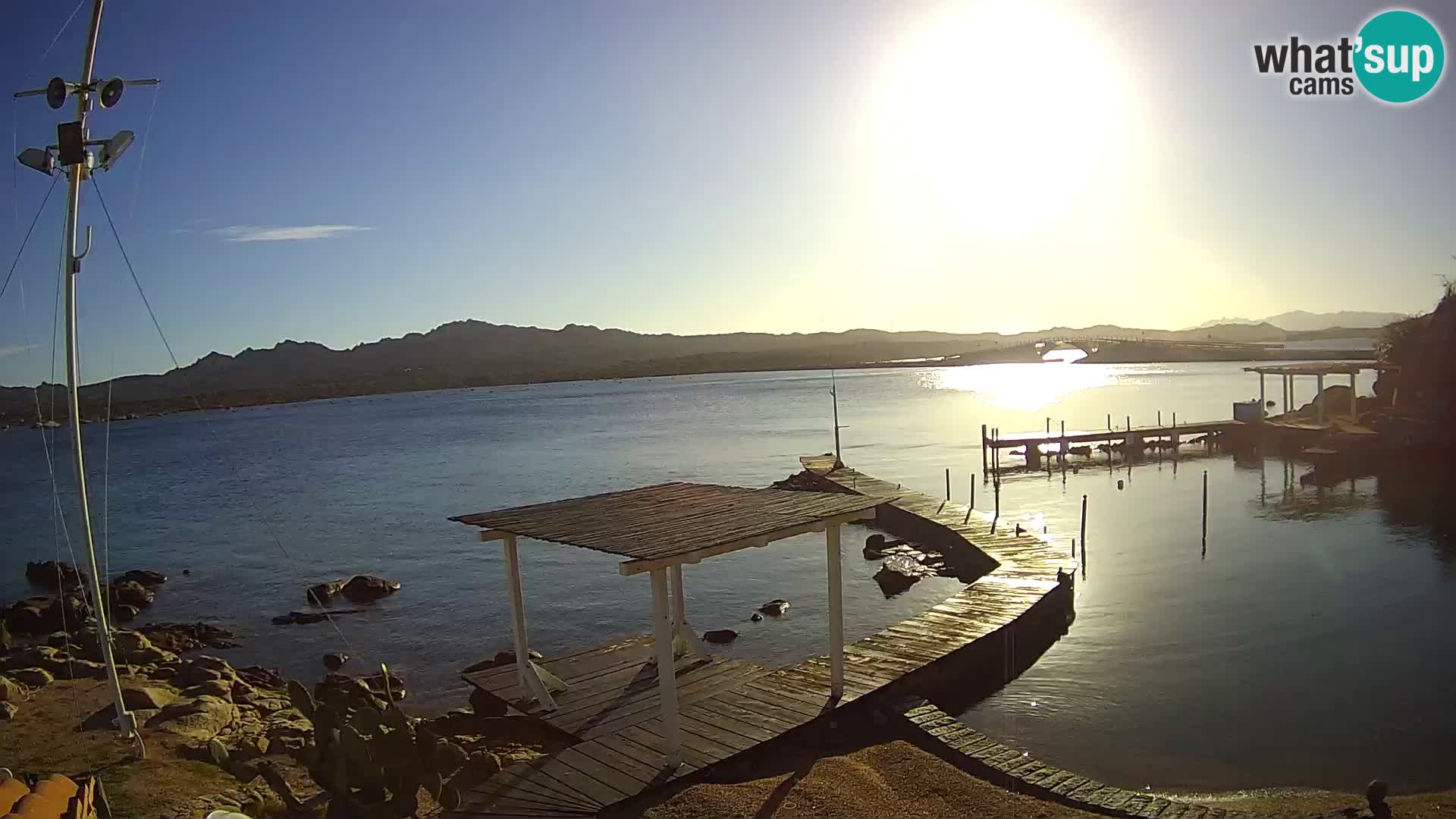 Webcam en vivo Ponte Caprera – La Maddalena – Cerdeña – Italia