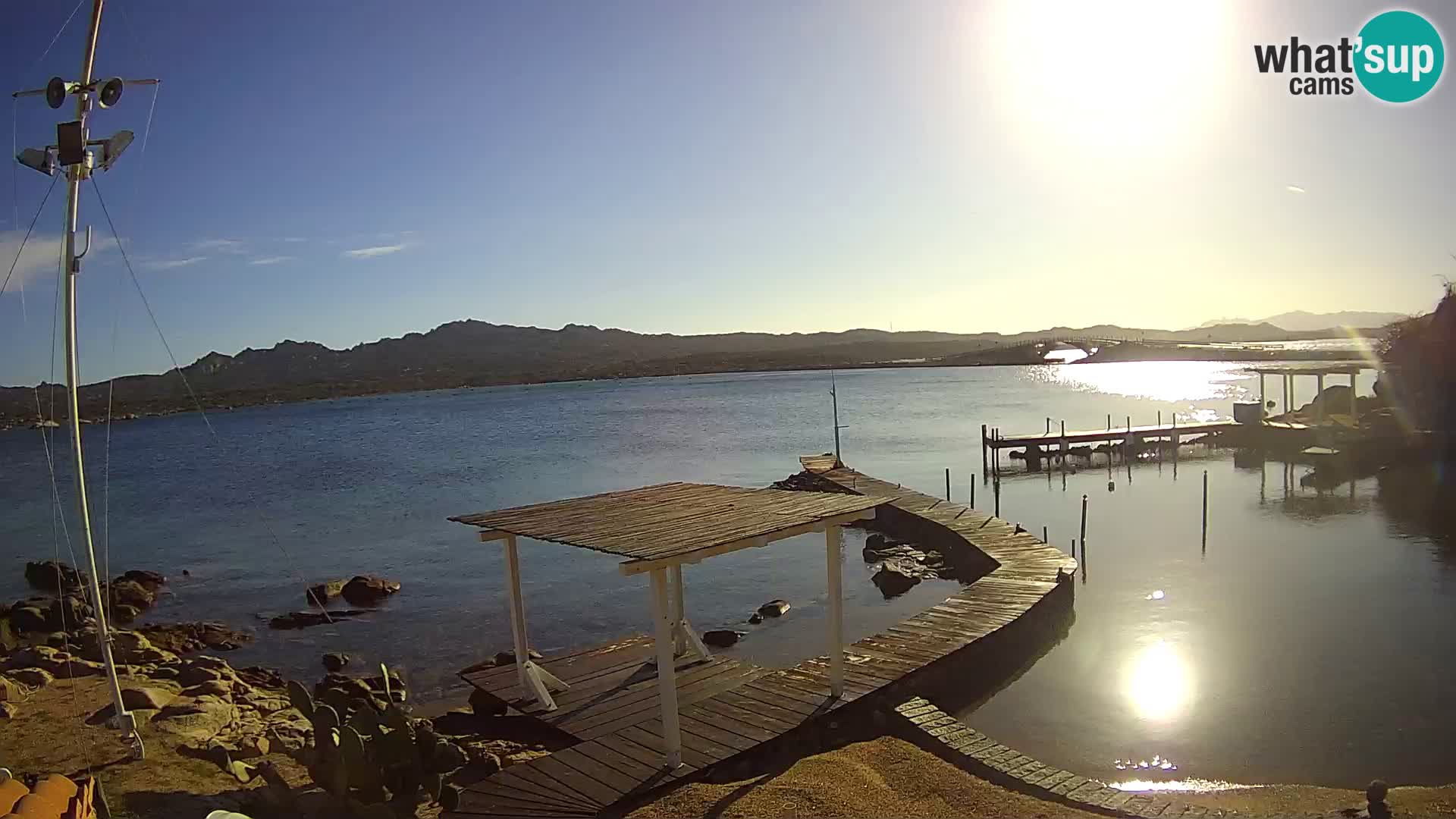 Webcam en vivo Ponte Caprera – La Maddalena – Cerdeña – Italia