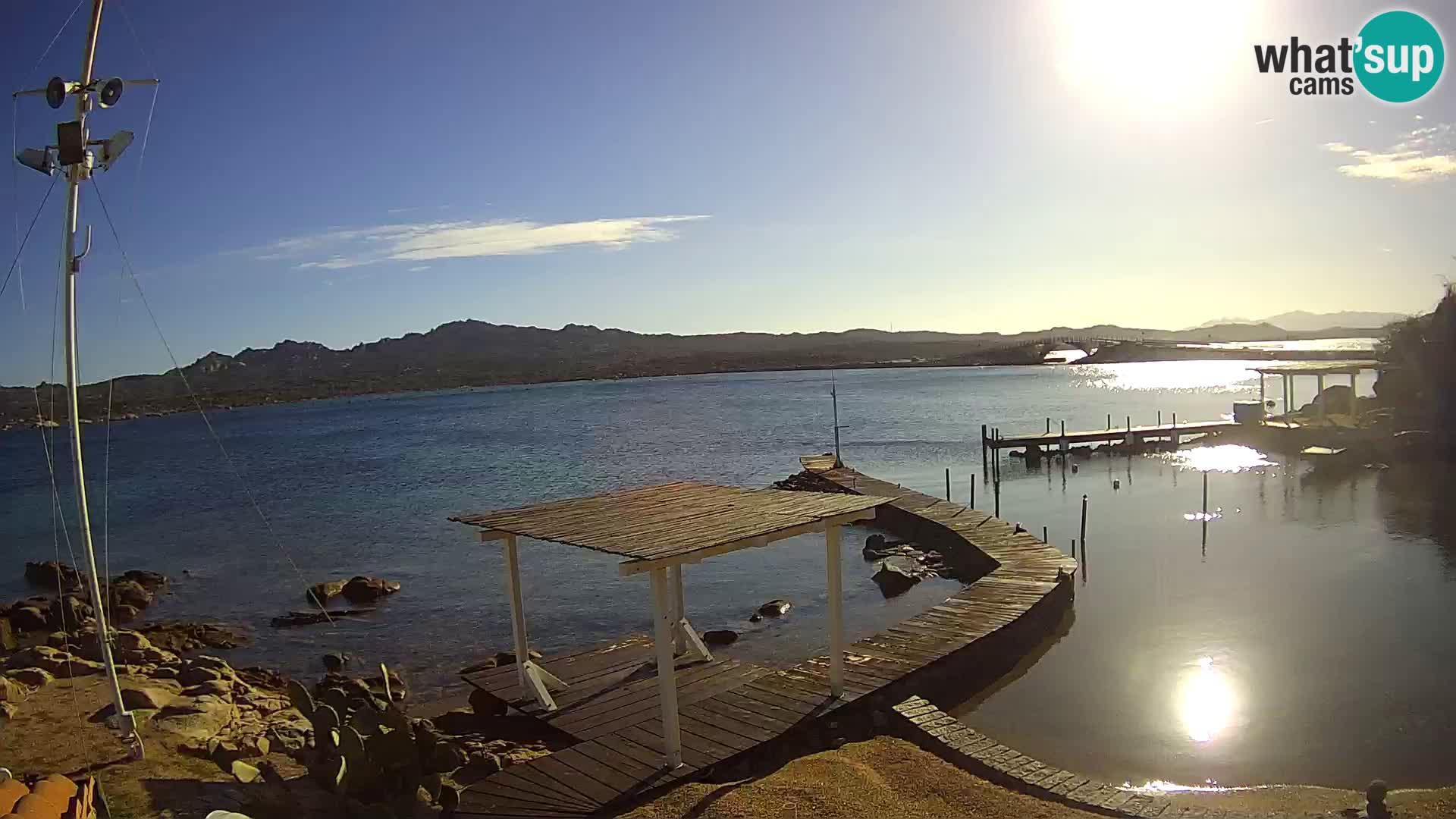 Webcam en direct Ponte Caprera – La Maddalena – Sardaigne – Italie