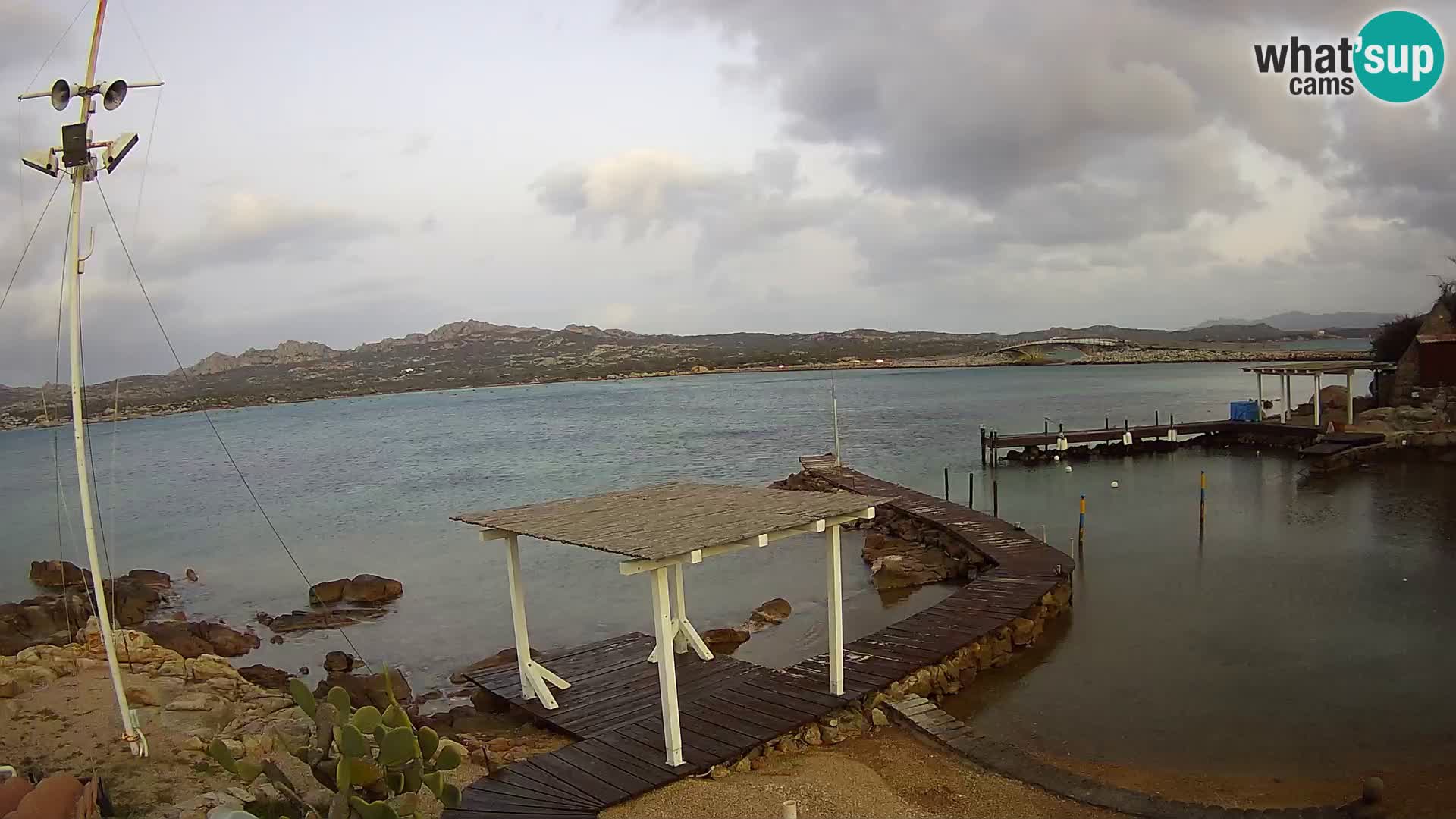 Webcam en direct Ponte Caprera – La Maddalena – Sardaigne – Italie