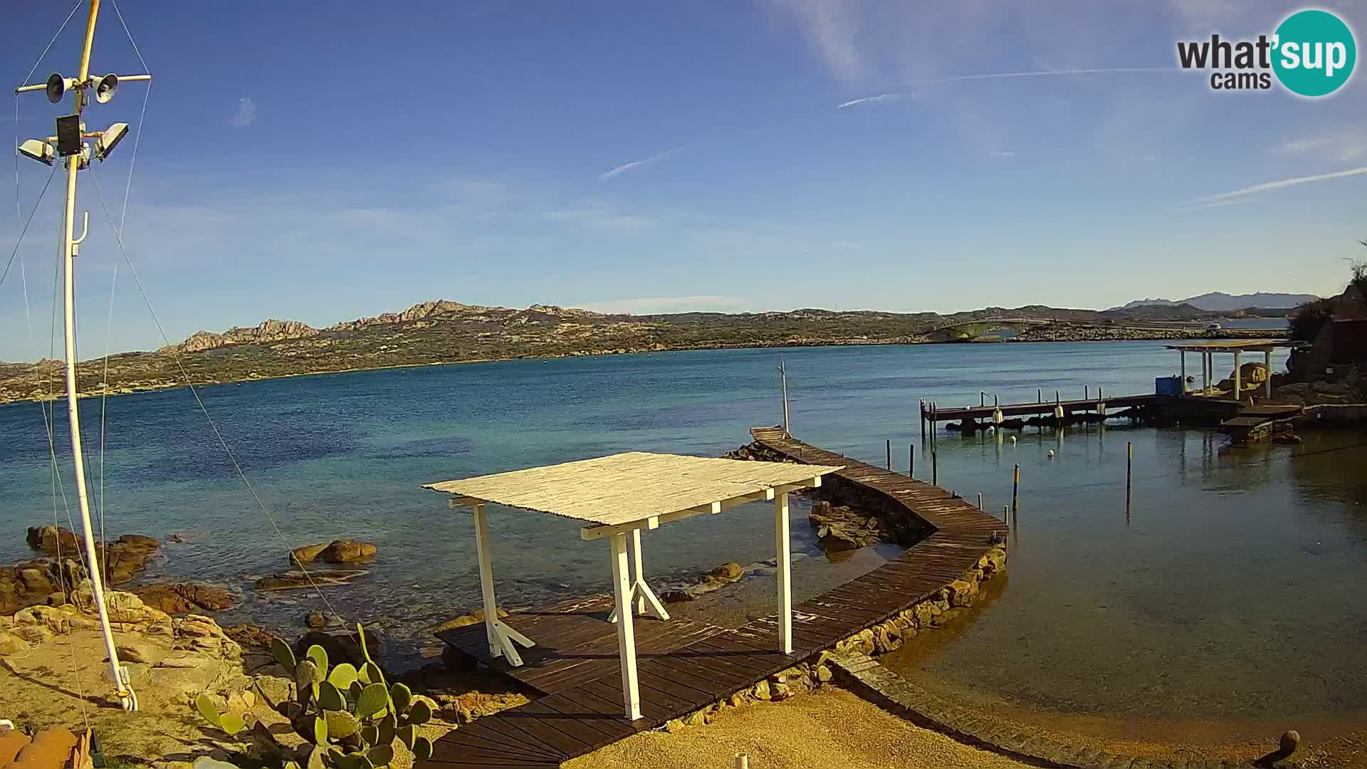 Live webcam Ponte Caprera – La Maddalena – Sardegna – Italia