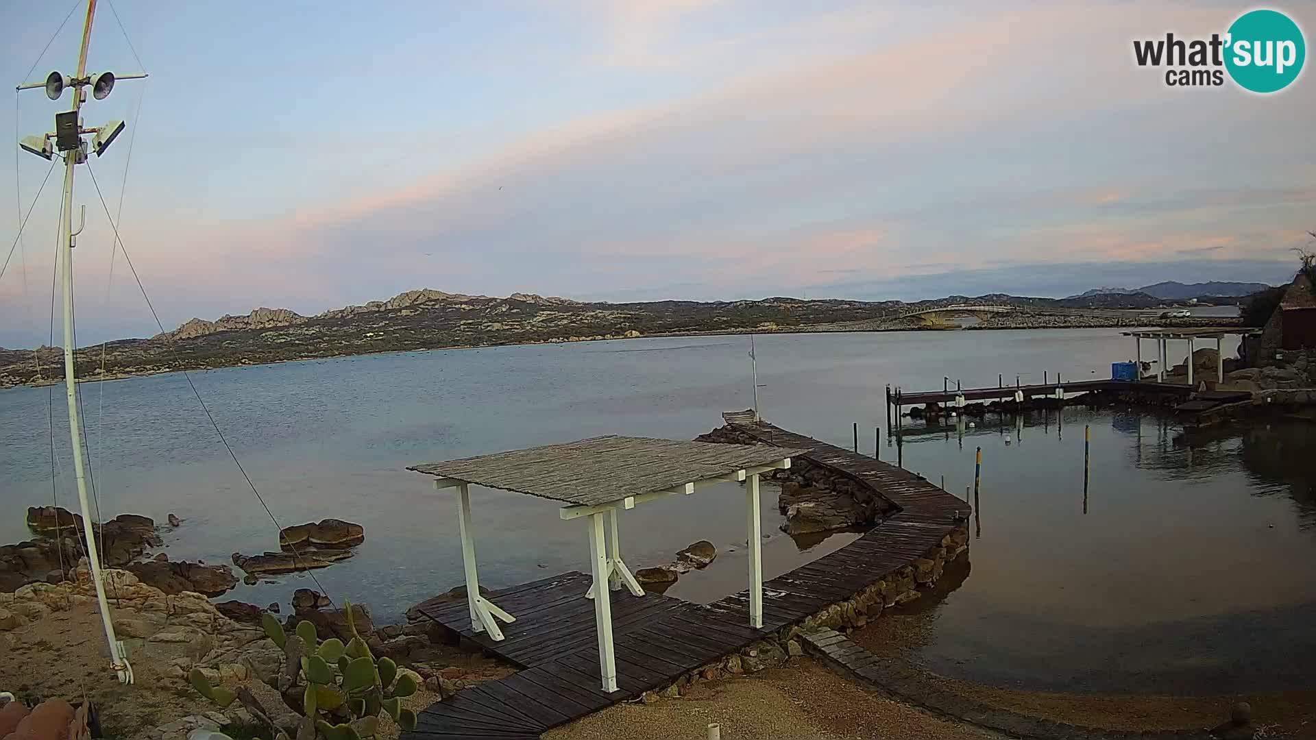 Webcam en vivo Ponte Caprera – La Maddalena – Cerdeña – Italia