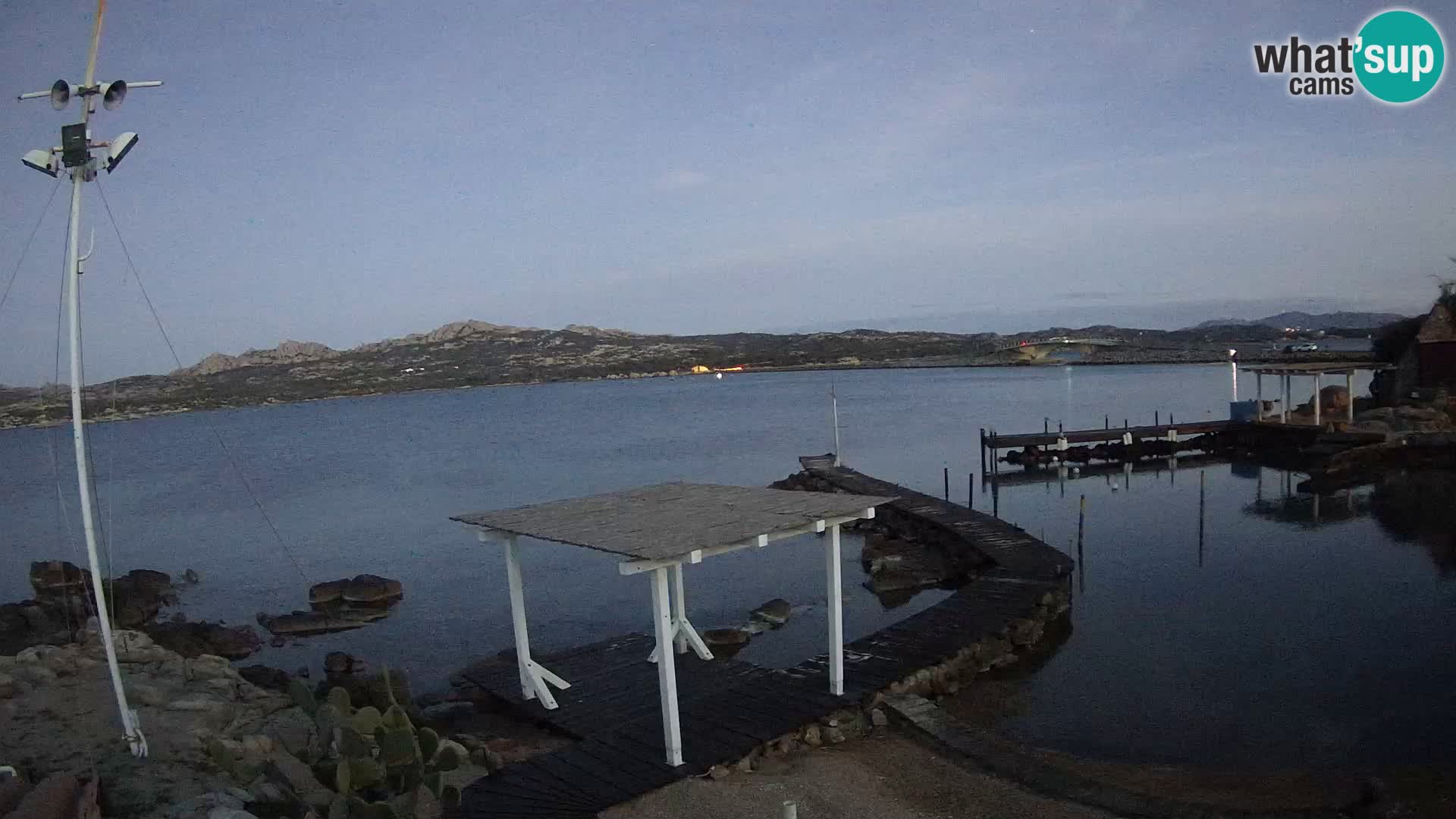 Webcam en vivo Ponte Caprera – La Maddalena – Cerdeña – Italia