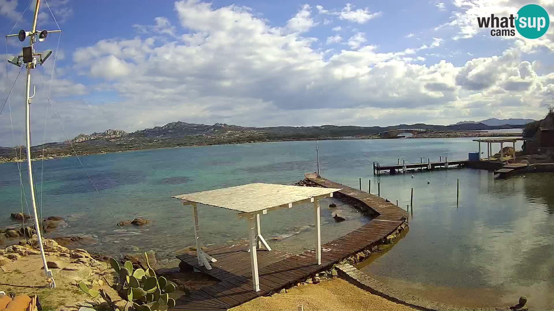 Live webcam Ponte Caprera – La Maddalena – Sardegna – Italia