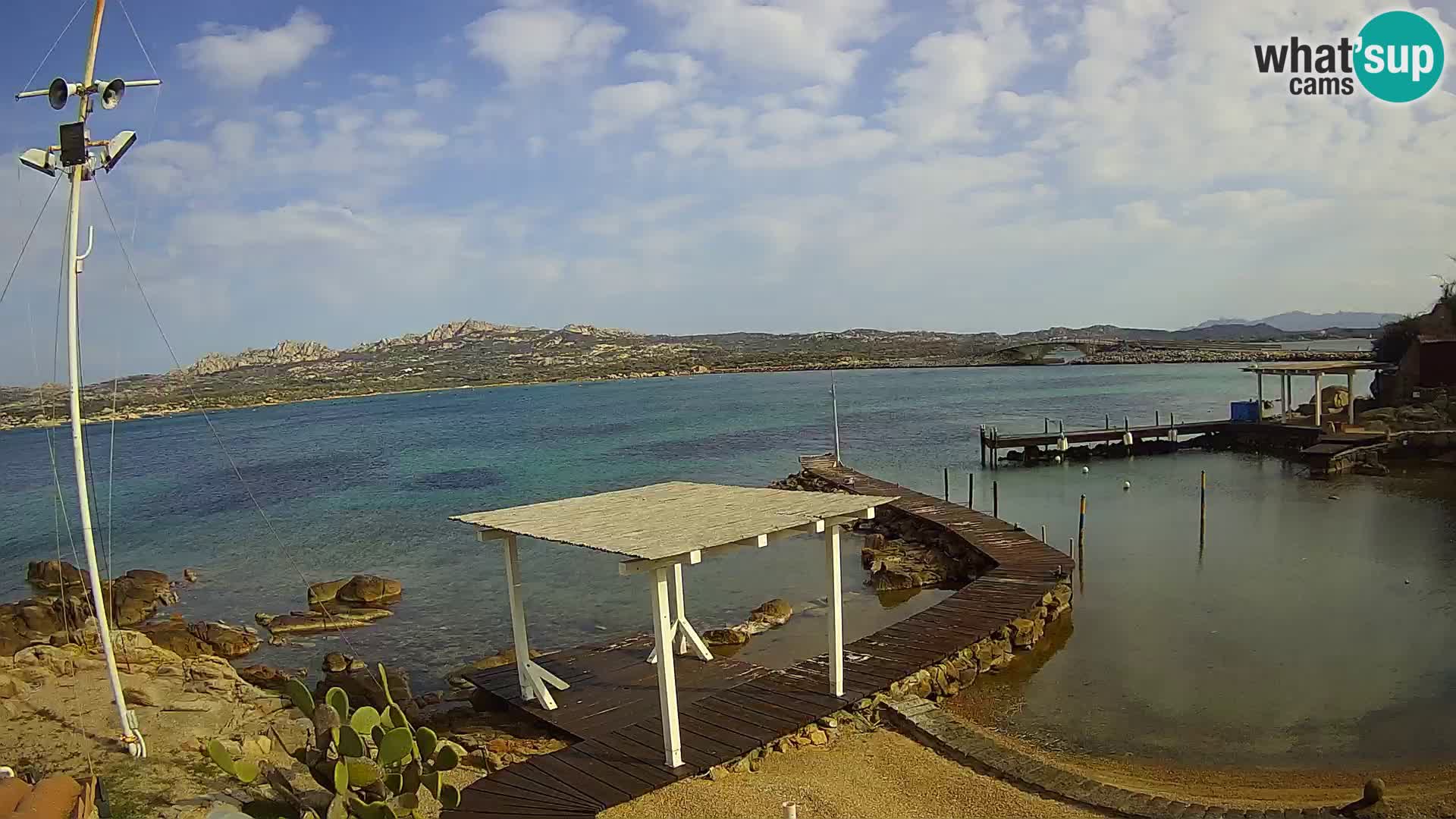 Live webcam Ponte Caprera – La Maddalena – Sardinia – Italy