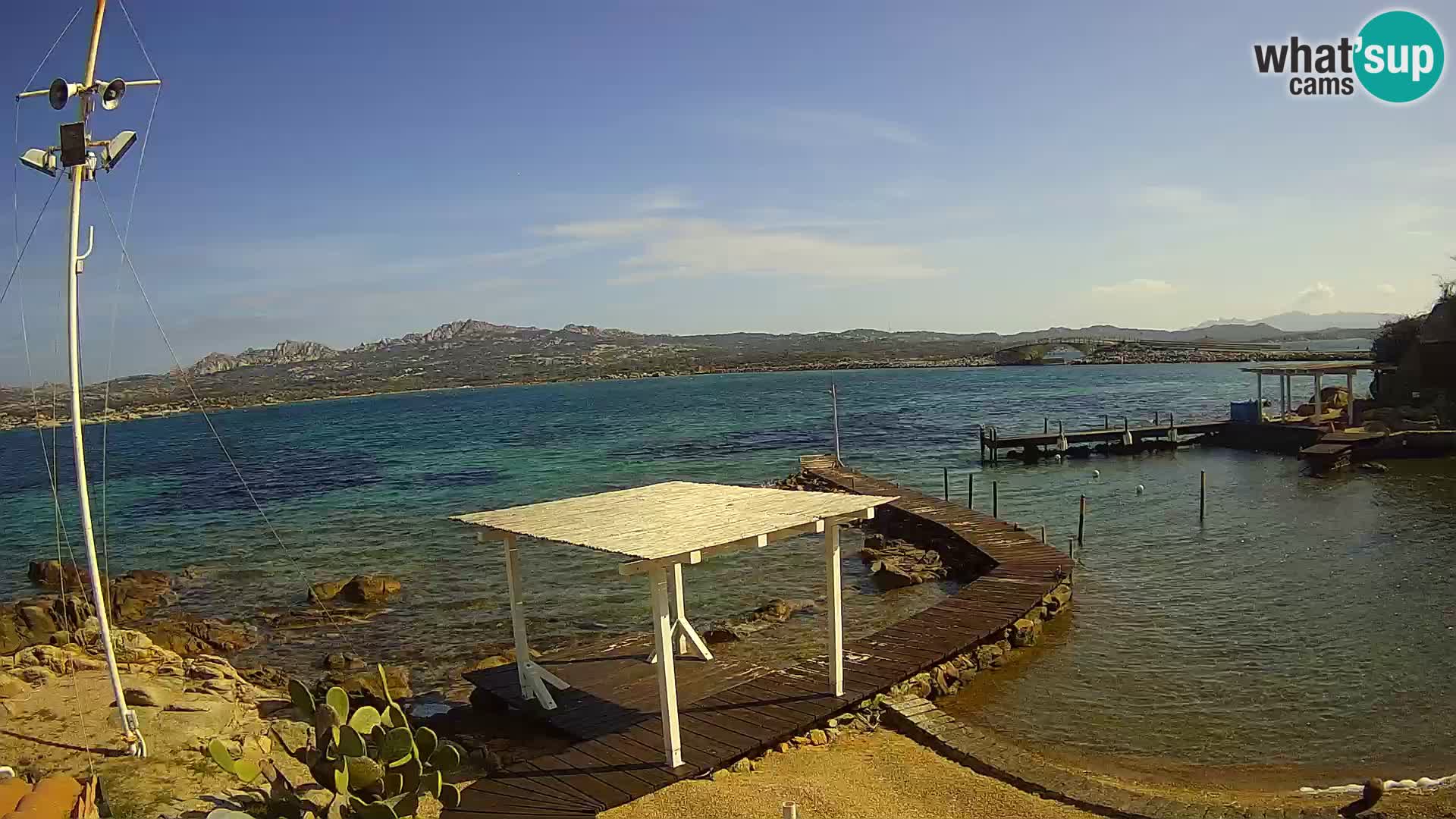 Webcam en vivo Ponte Caprera – La Maddalena – Cerdeña – Italia