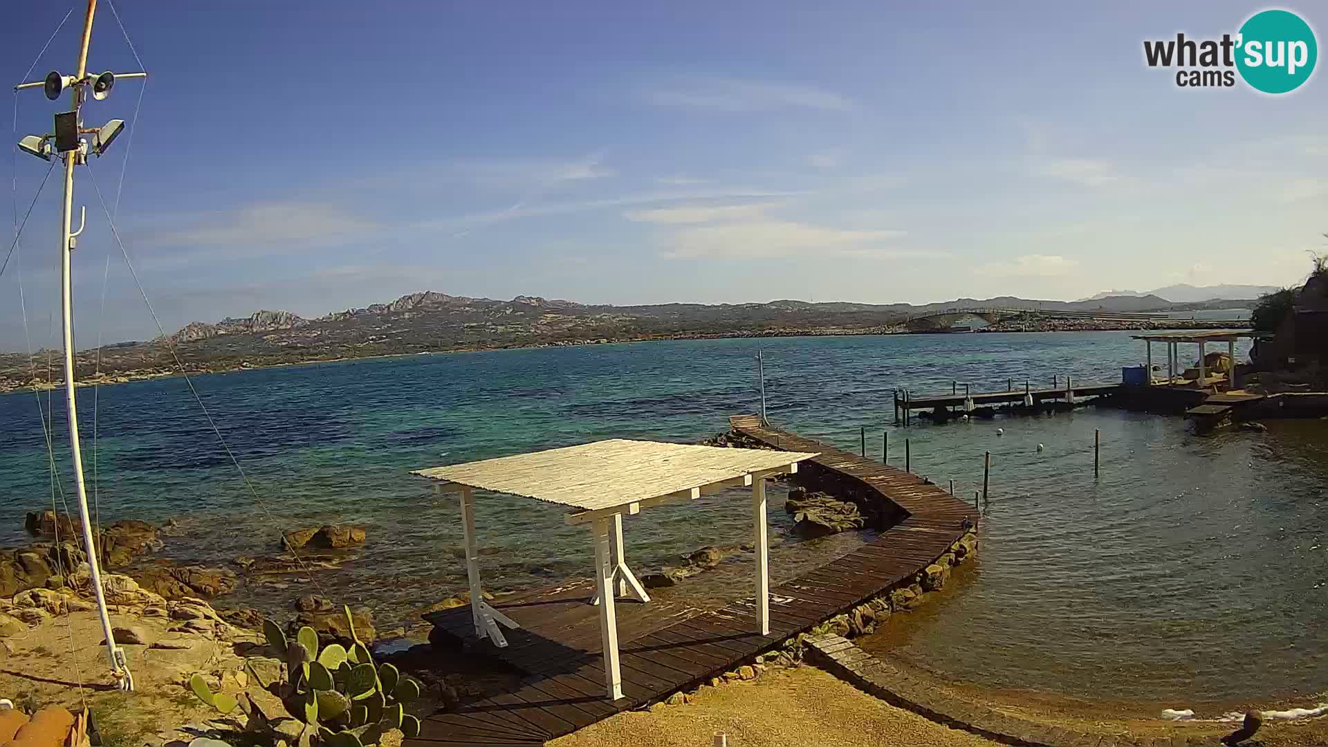 Live webcam Ponte Caprera – La Maddalena – Sardegna – Italia