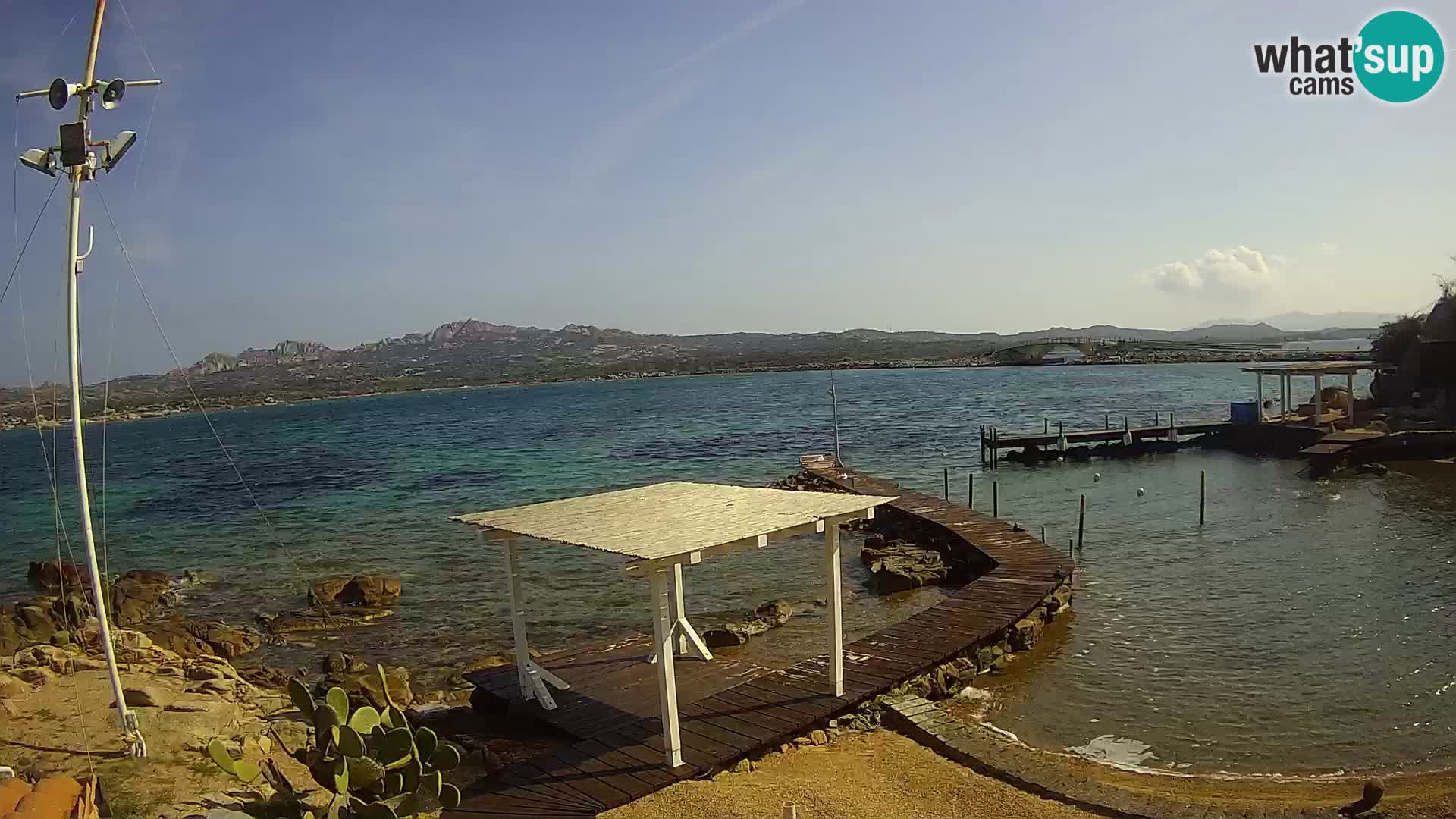 Webcam en direct Ponte Caprera – La Maddalena – Sardaigne – Italie