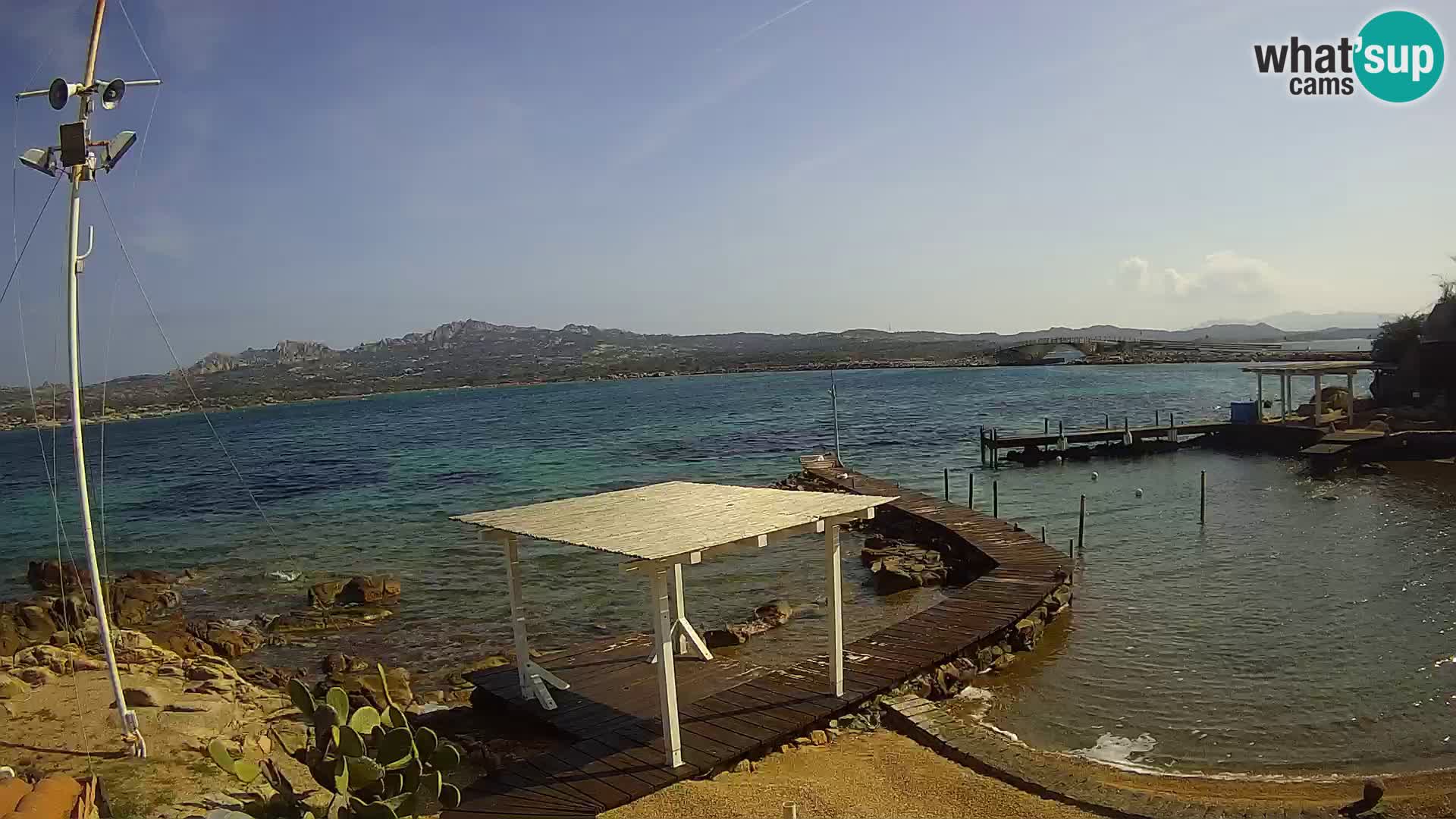 Webcam en vivo Ponte Caprera – La Maddalena – Cerdeña – Italia