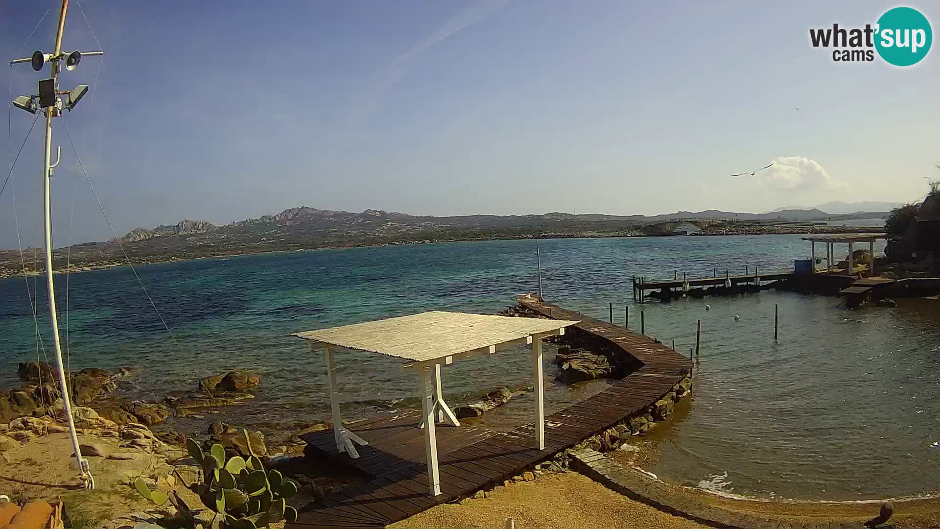 Live-Webcam Ponte Caprera – La Maddalena – Sardinien – Italien