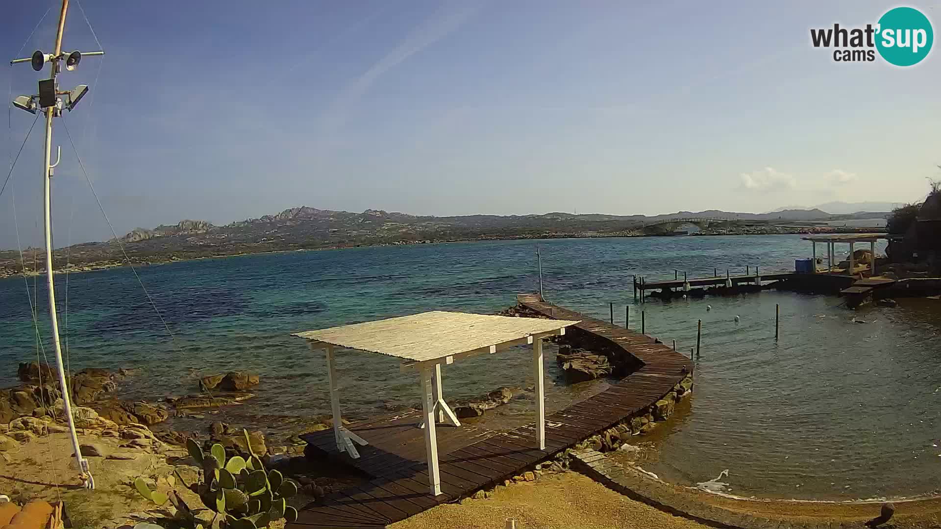 Live webcam Ponte Caprera – La Maddalena – Sardegna – Italia