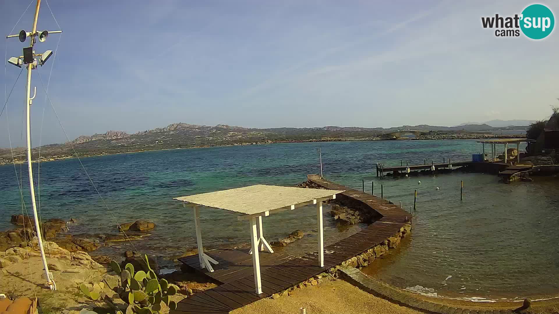 Live webcam Ponte Caprera – La Maddalena – Sardinia – Italy