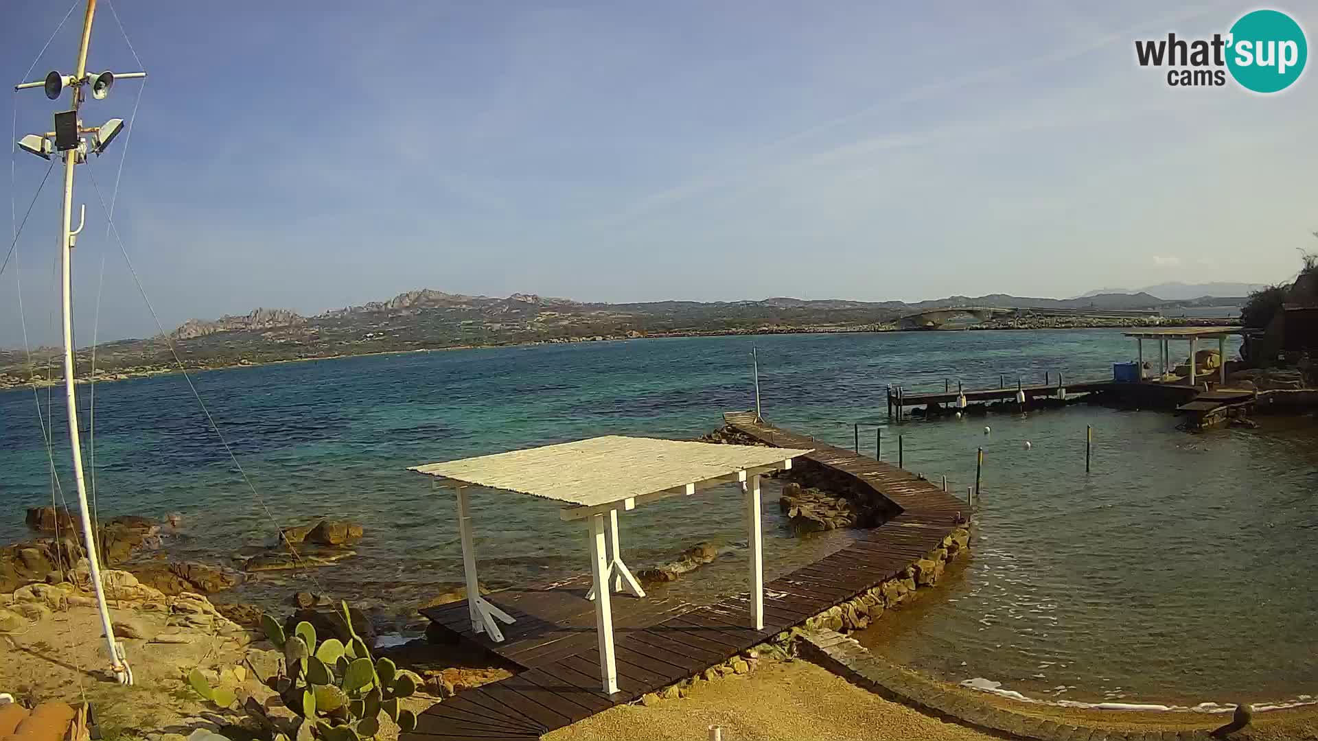 Webcam en direct Ponte Caprera – La Maddalena – Sardaigne – Italie