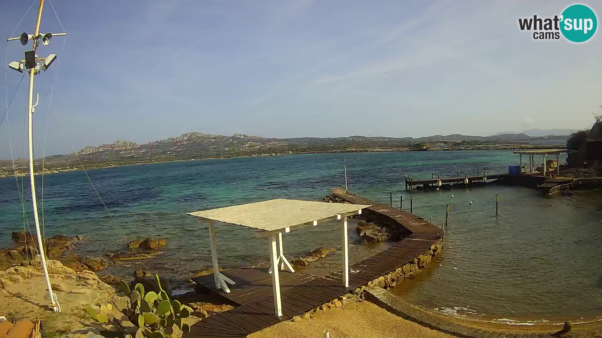 Webcam en direct Ponte Caprera – La Maddalena – Sardaigne – Italie