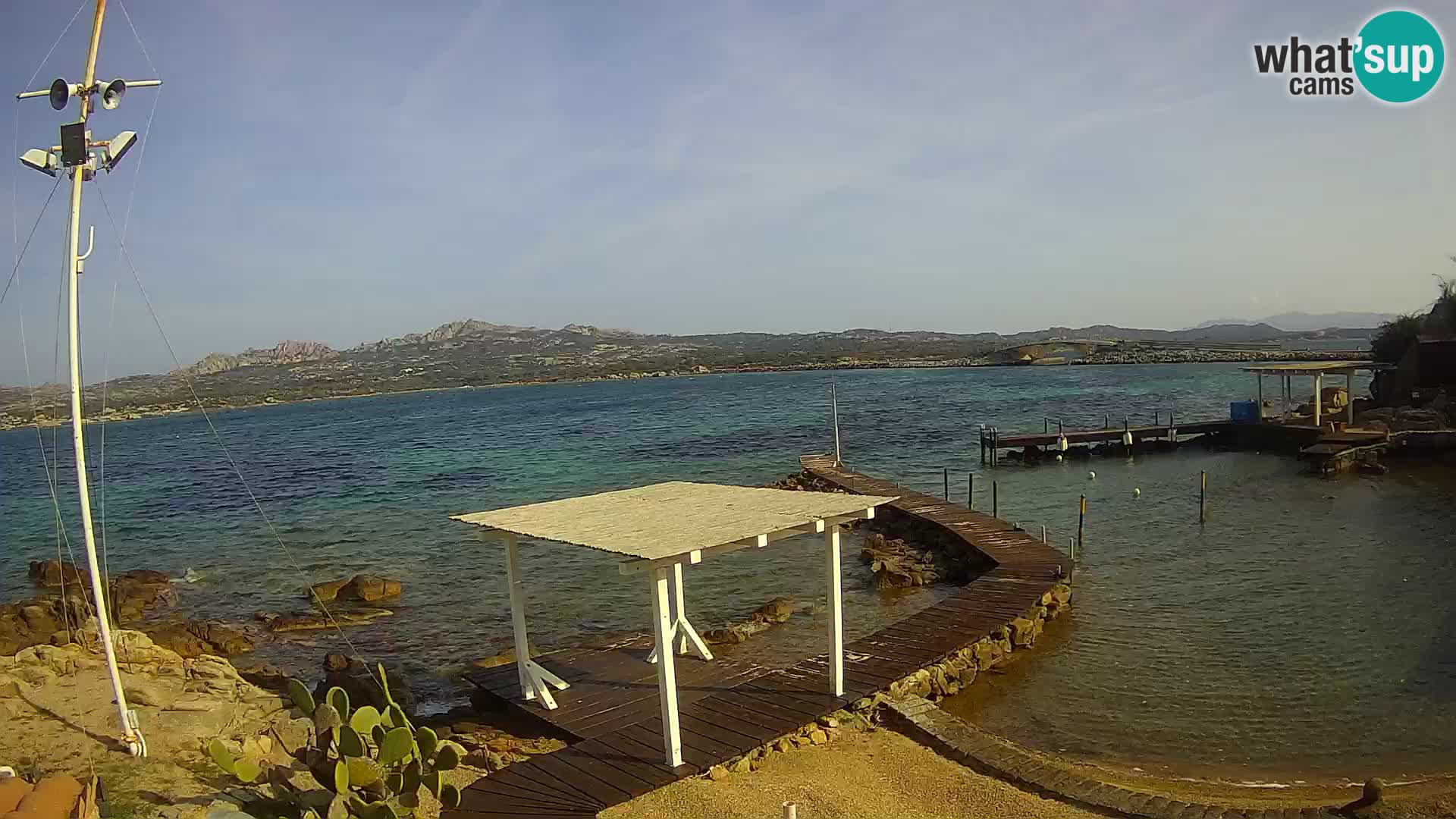 Live webcam Ponte Caprera – La Maddalena – Sardinia – Italy