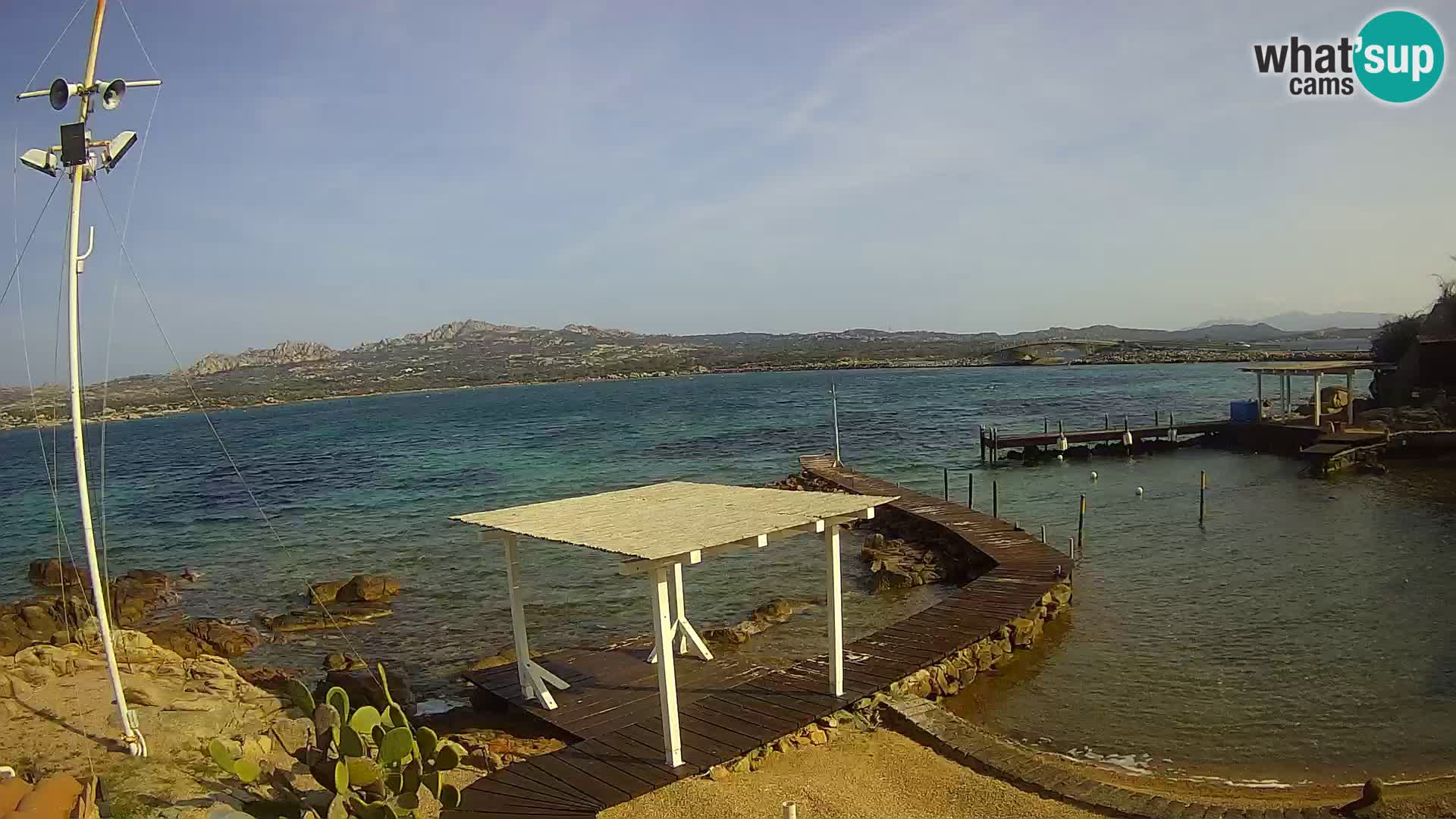 Live webcam Ponte Caprera – La Maddalena – Sardinia – Italy