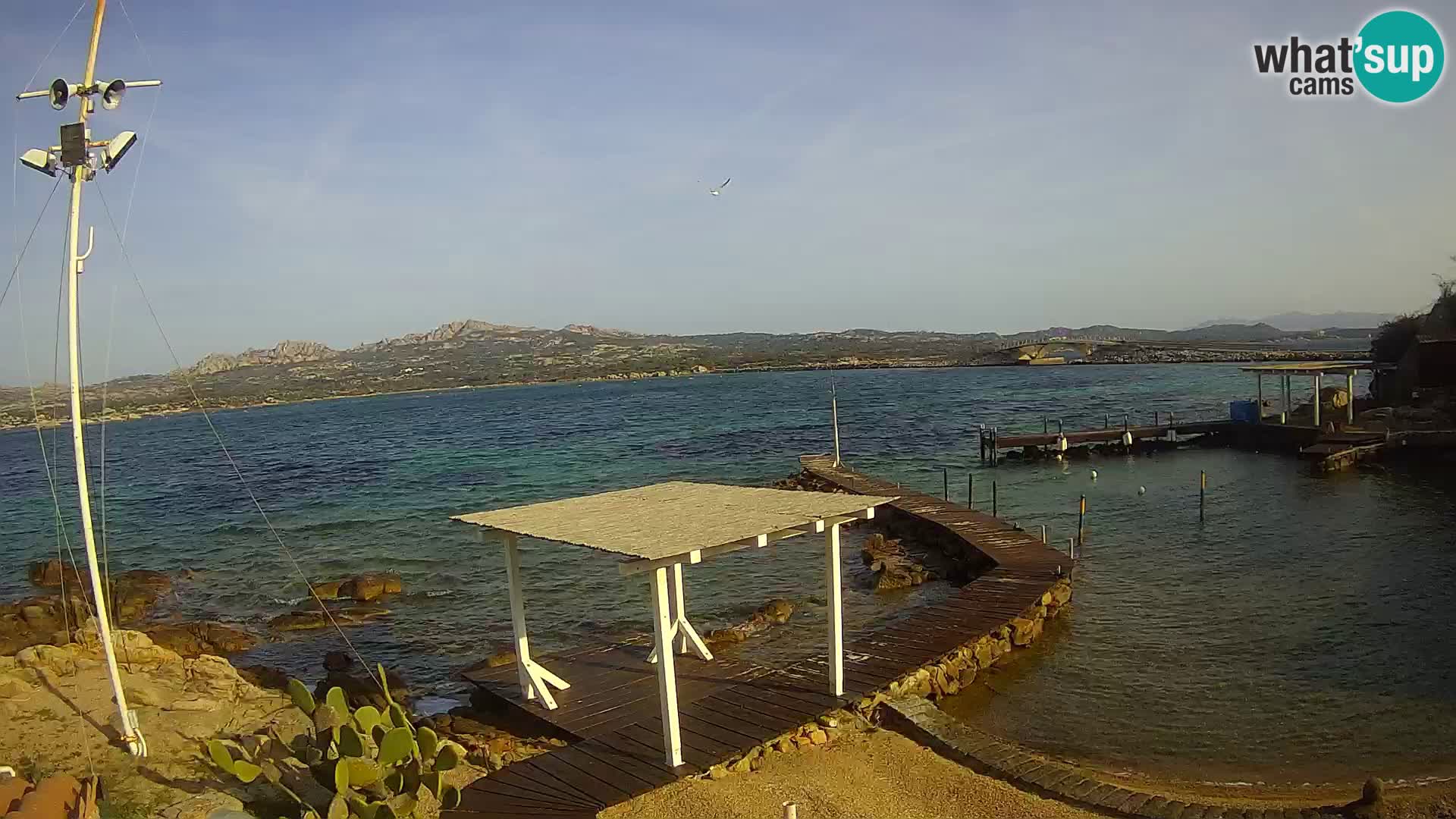 Live webcam Ponte Caprera – La Maddalena – Sardinia – Italy