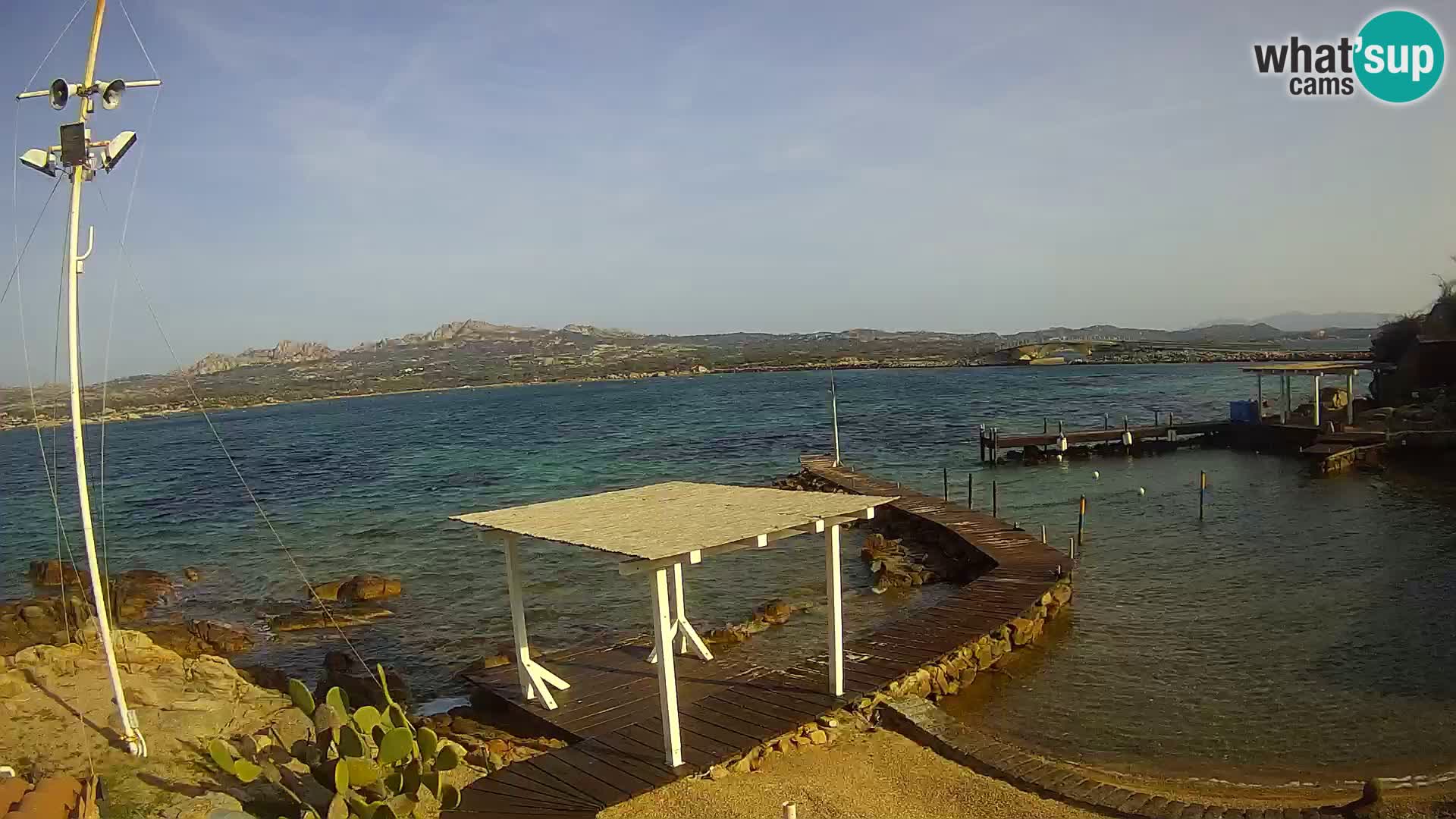 Live-Webcam Ponte Caprera – La Maddalena – Sardinien – Italien