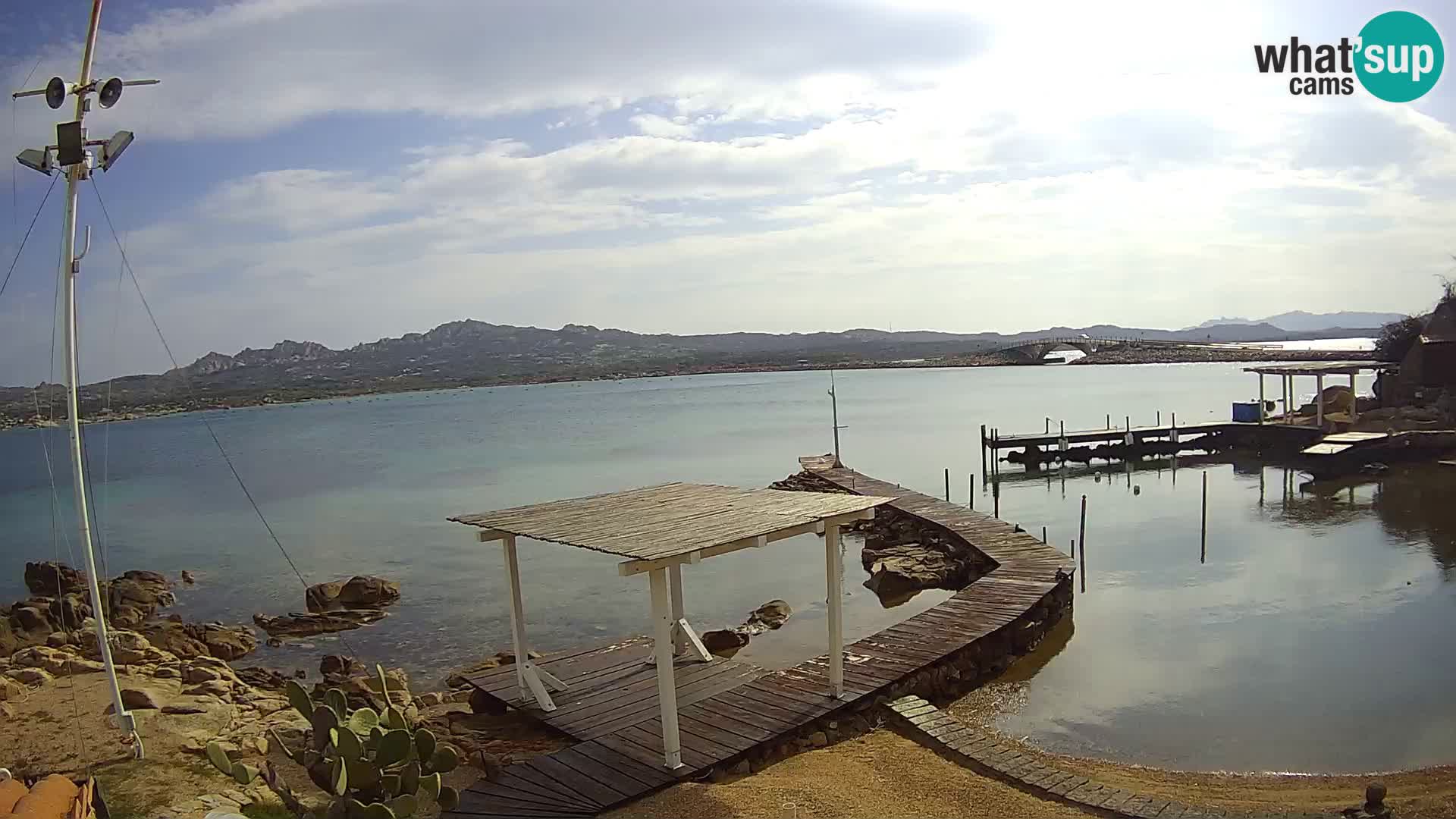 Webcam en vivo Ponte Caprera – La Maddalena – Cerdeña – Italia